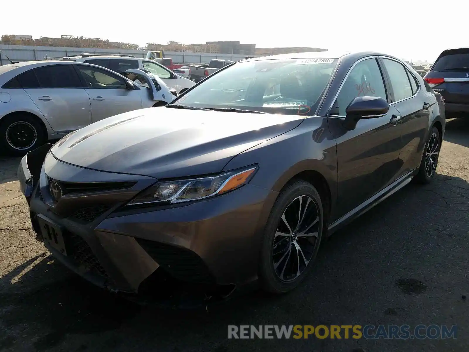 2 Photograph of a damaged car 4T1B11HK8KU713592 TOYOTA CAMRY 2019