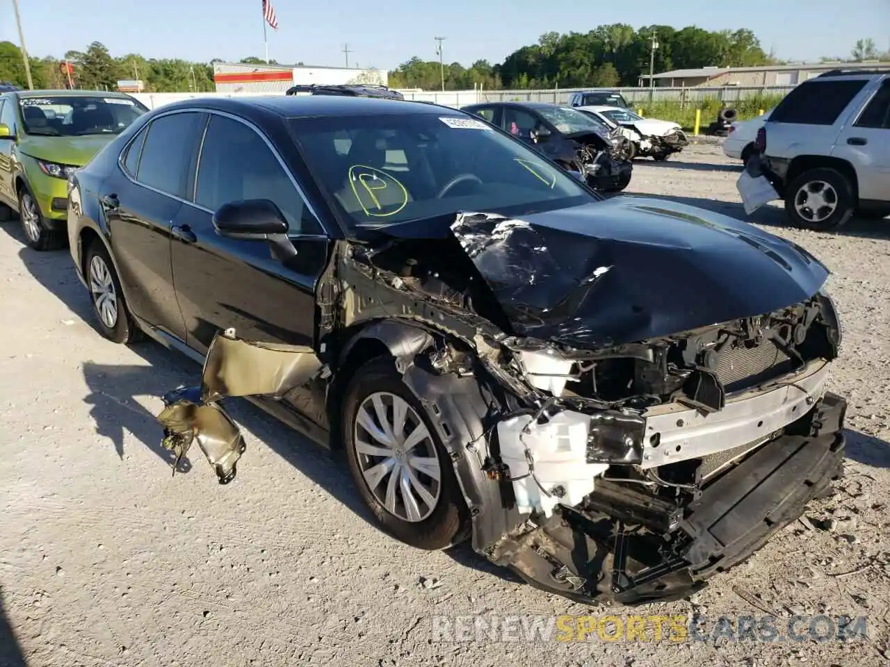 1 Photograph of a damaged car 4T1B11HK8KU714421 TOYOTA CAMRY 2019