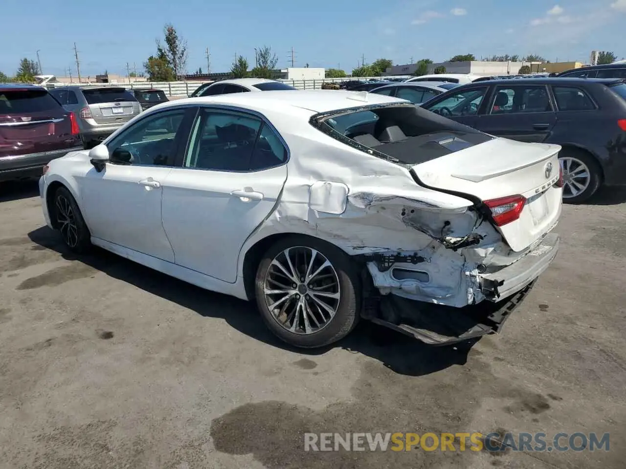 2 Photograph of a damaged car 4T1B11HK8KU716556 TOYOTA CAMRY 2019