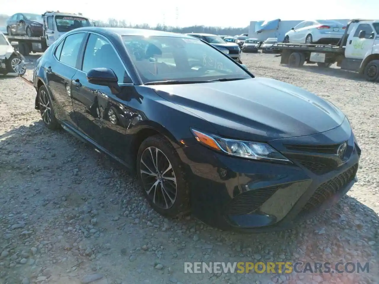 1 Photograph of a damaged car 4T1B11HK8KU717092 TOYOTA CAMRY 2019