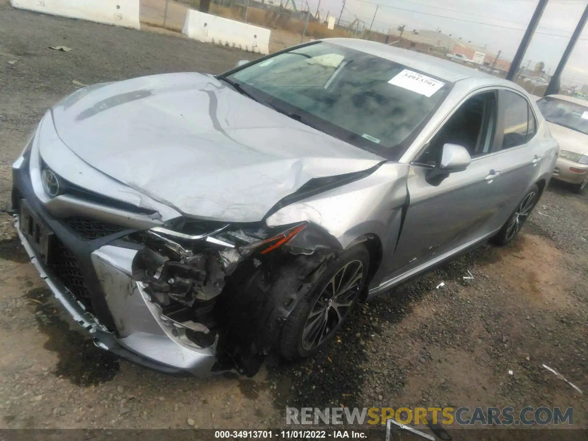 2 Photograph of a damaged car 4T1B11HK8KU717223 TOYOTA CAMRY 2019