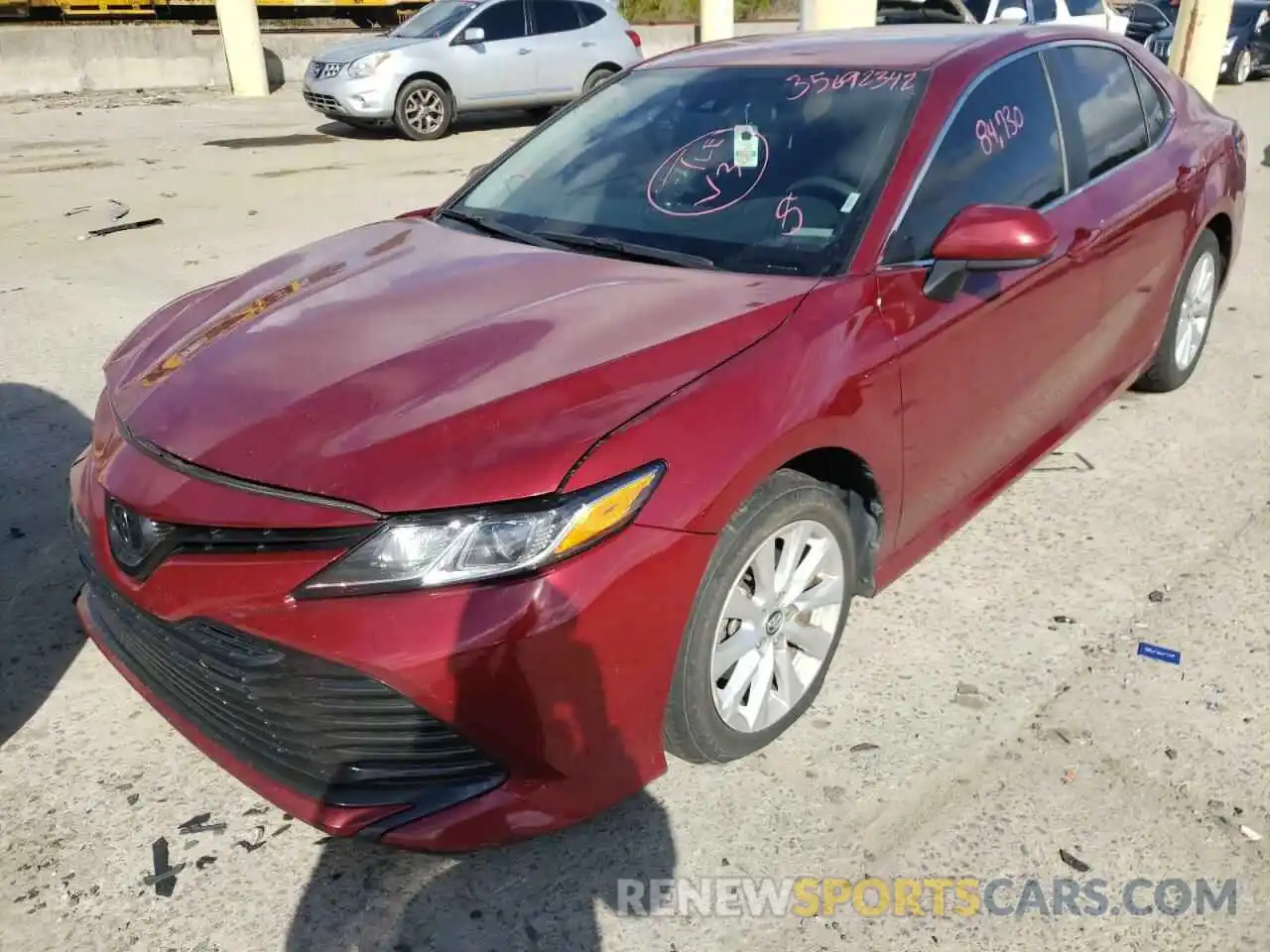 2 Photograph of a damaged car 4T1B11HK8KU720090 TOYOTA CAMRY 2019