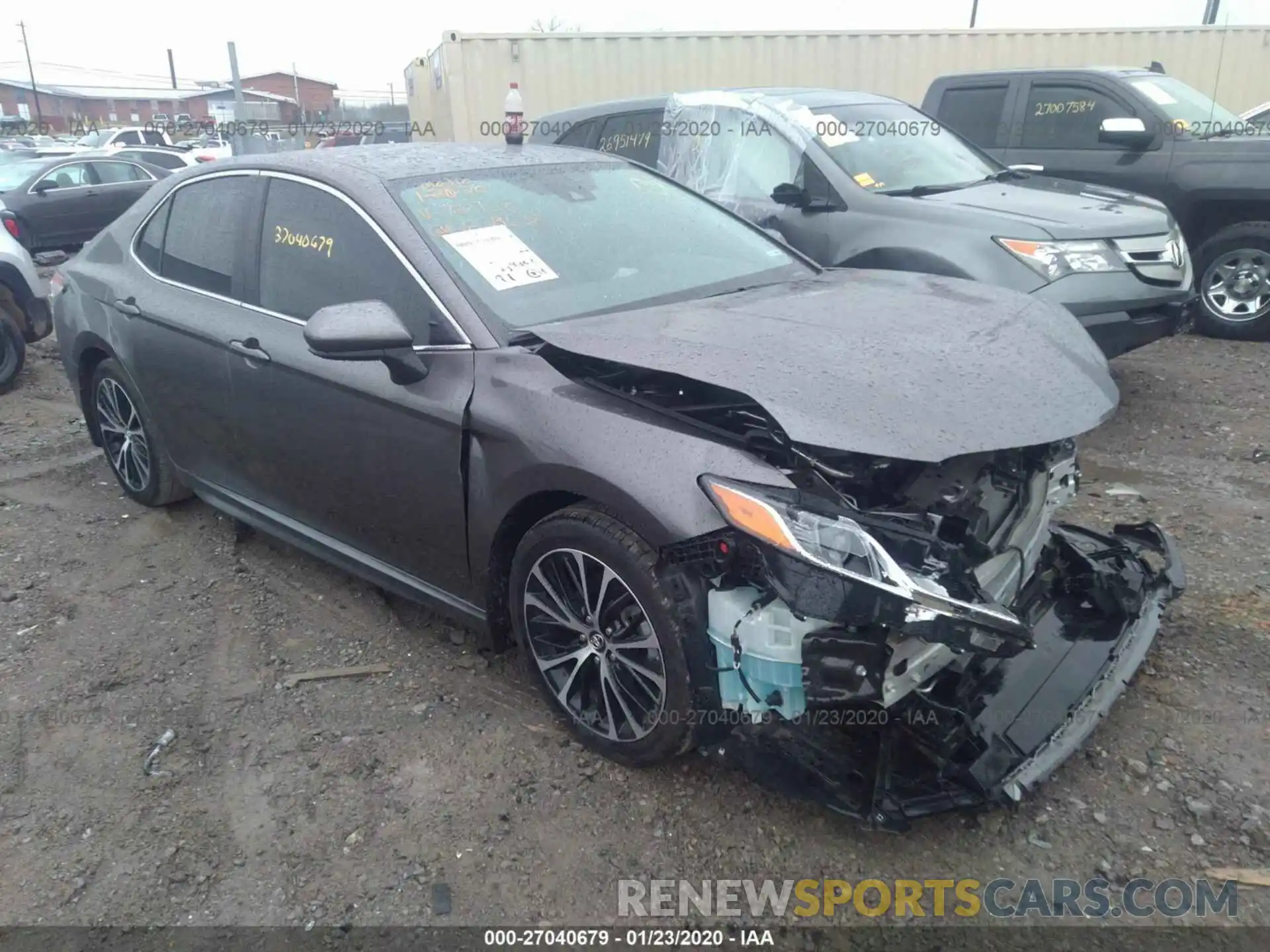 1 Photograph of a damaged car 4T1B11HK8KU721708 TOYOTA CAMRY 2019