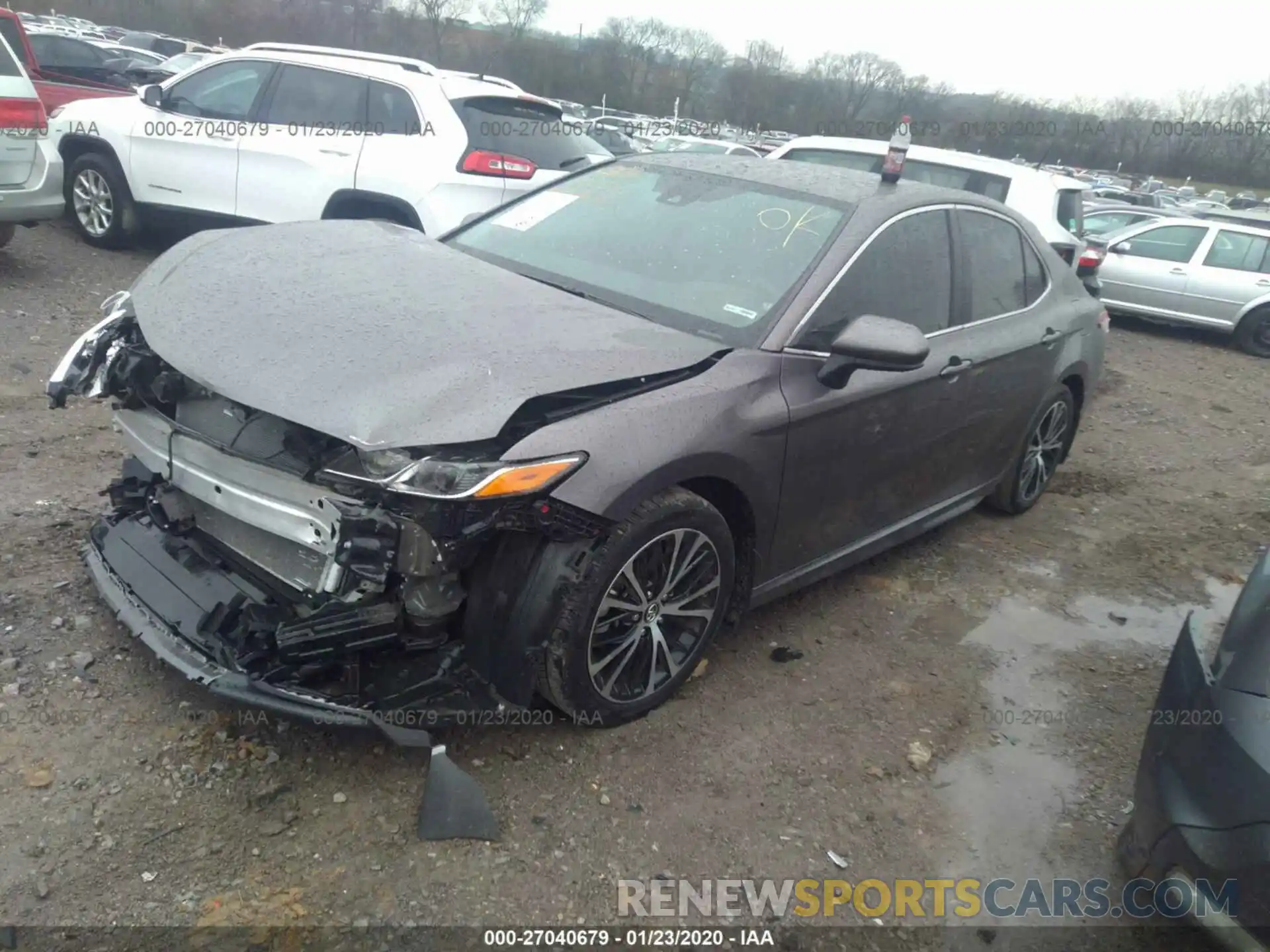 2 Photograph of a damaged car 4T1B11HK8KU721708 TOYOTA CAMRY 2019