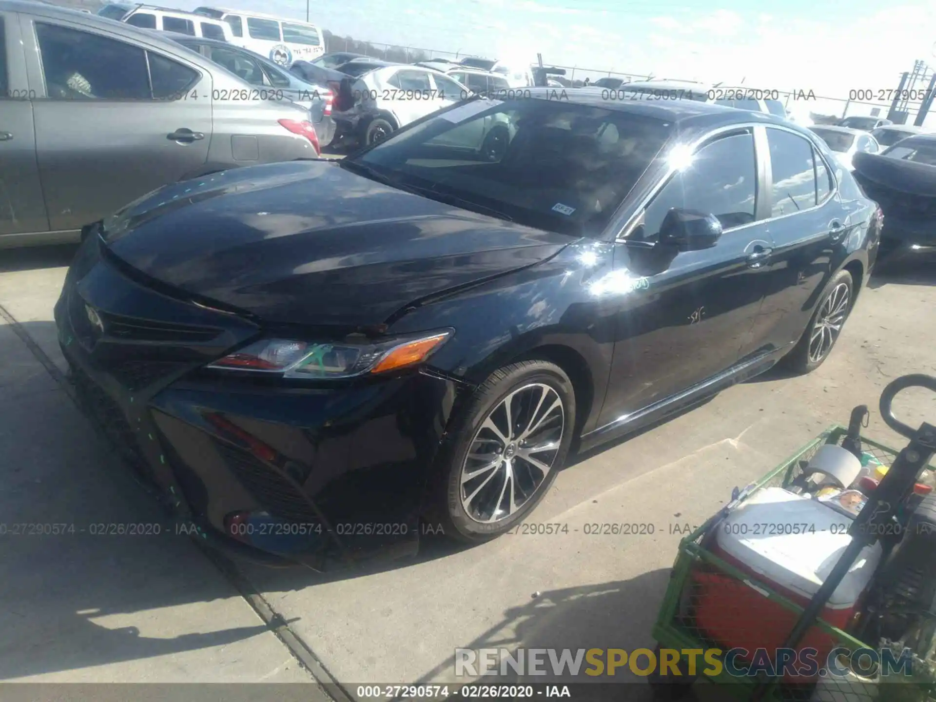 2 Photograph of a damaged car 4T1B11HK8KU726892 TOYOTA CAMRY 2019