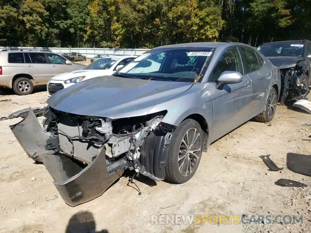 2 Photograph of a damaged car 4T1B11HK8KU727833 TOYOTA CAMRY 2019