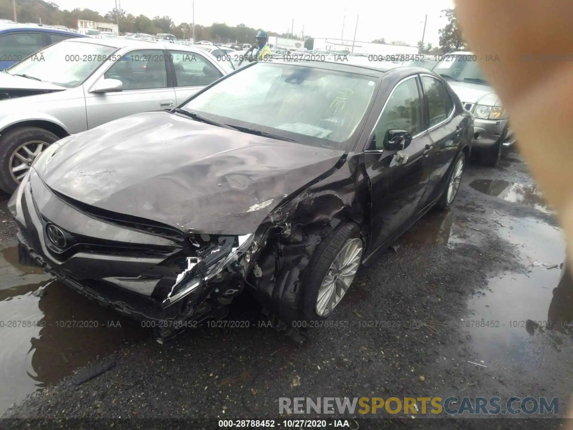 2 Photograph of a damaged car 4T1B11HK8KU729436 TOYOTA CAMRY 2019