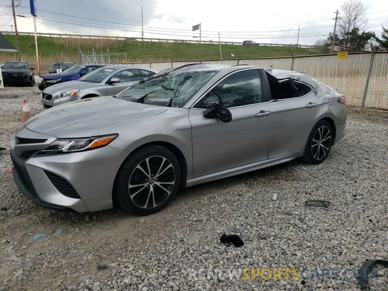 1 Photograph of a damaged car 4T1B11HK8KU730019 TOYOTA CAMRY 2019