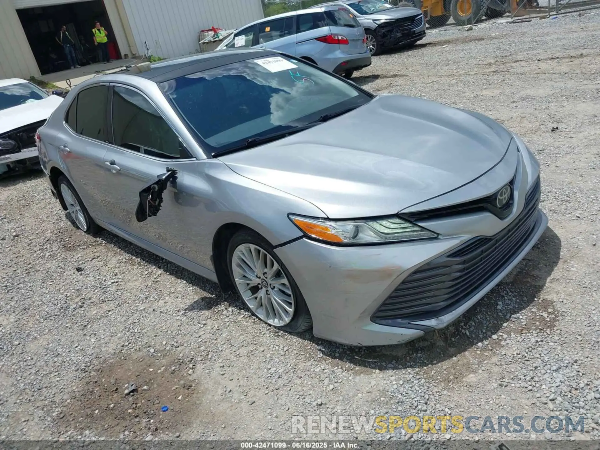 1 Photograph of a damaged car 4T1B11HK8KU734023 TOYOTA CAMRY 2019