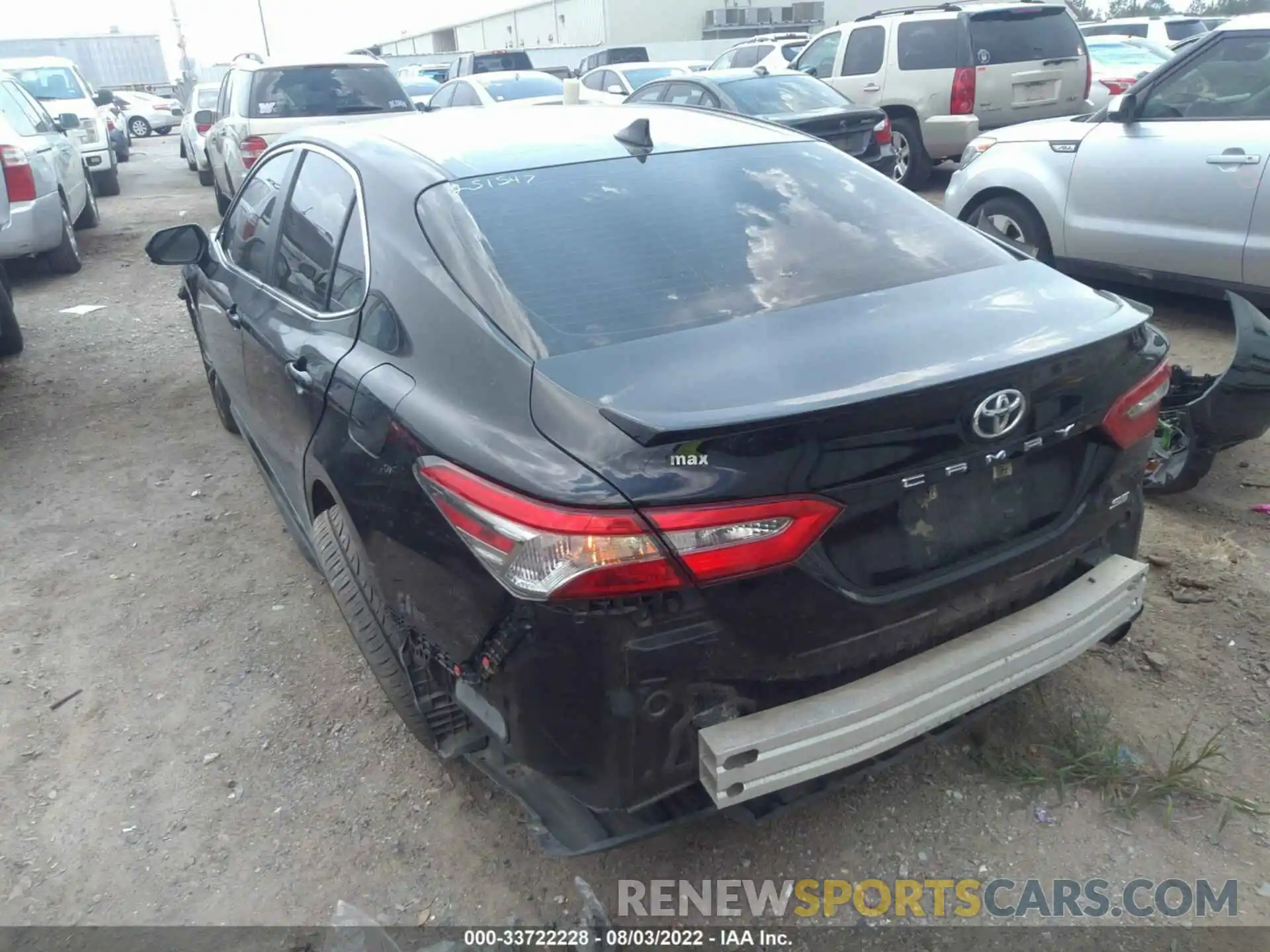 3 Photograph of a damaged car 4T1B11HK8KU736547 TOYOTA CAMRY 2019