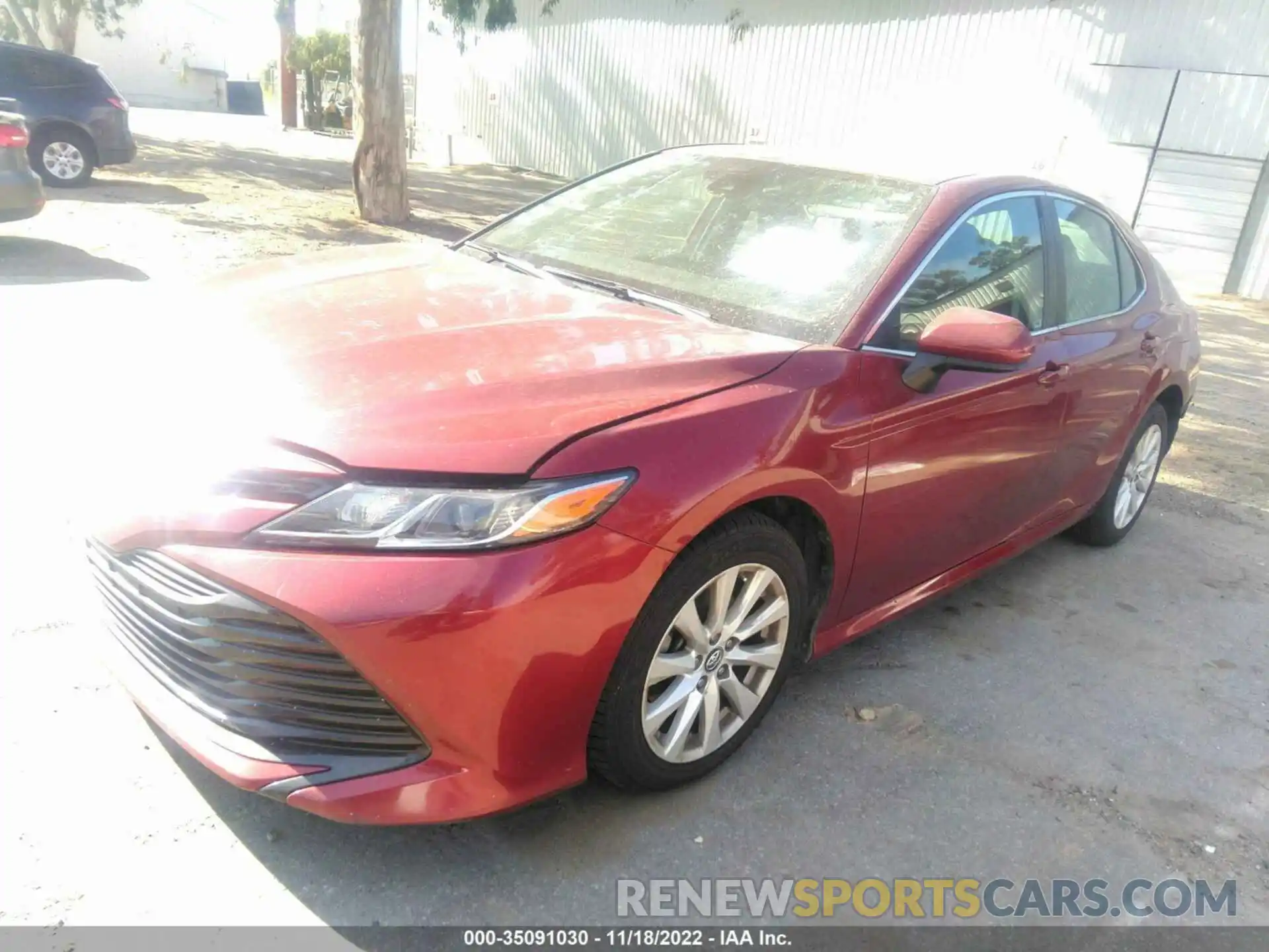 2 Photograph of a damaged car 4T1B11HK8KU741571 TOYOTA CAMRY 2019