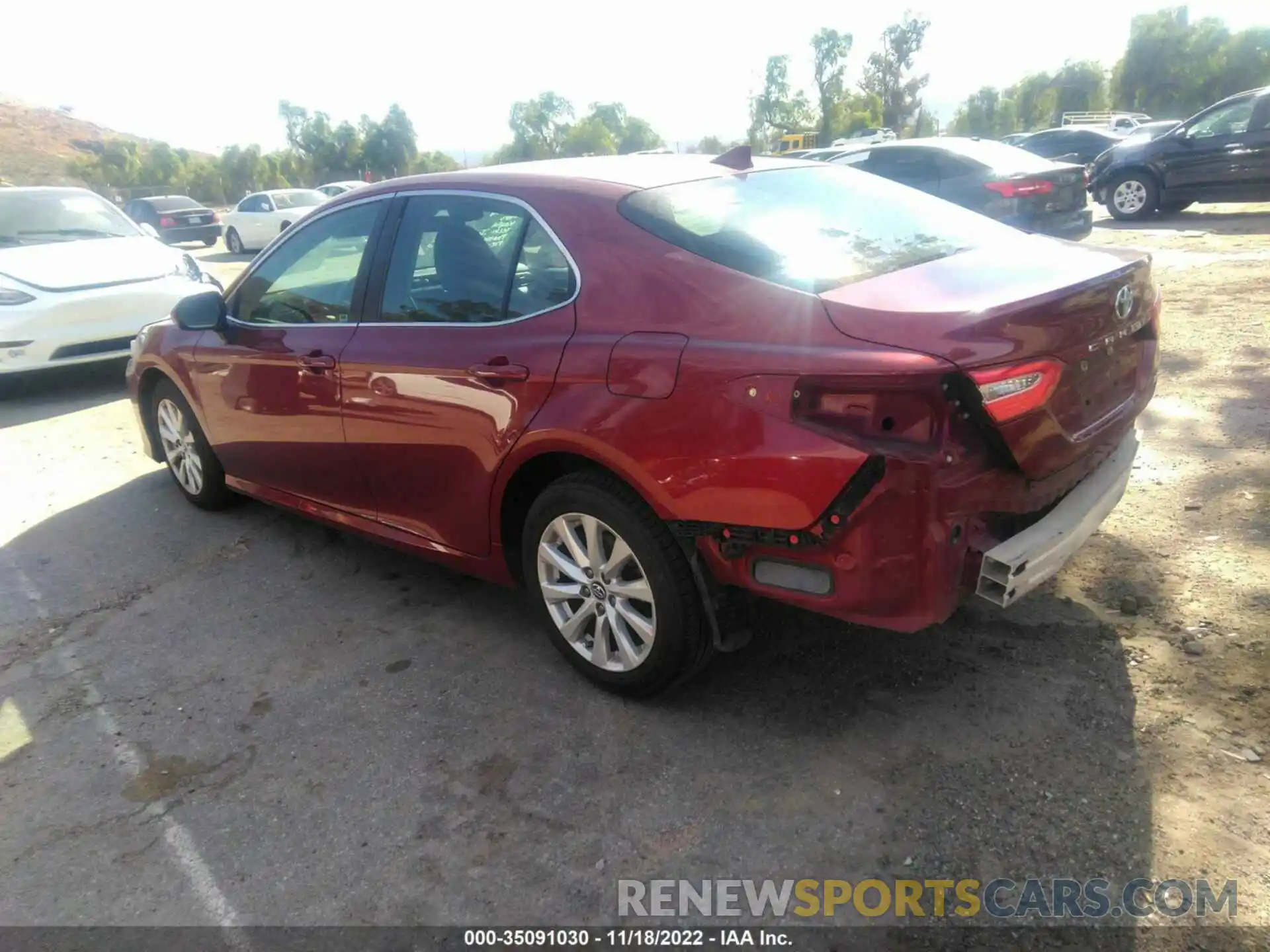 3 Photograph of a damaged car 4T1B11HK8KU741571 TOYOTA CAMRY 2019