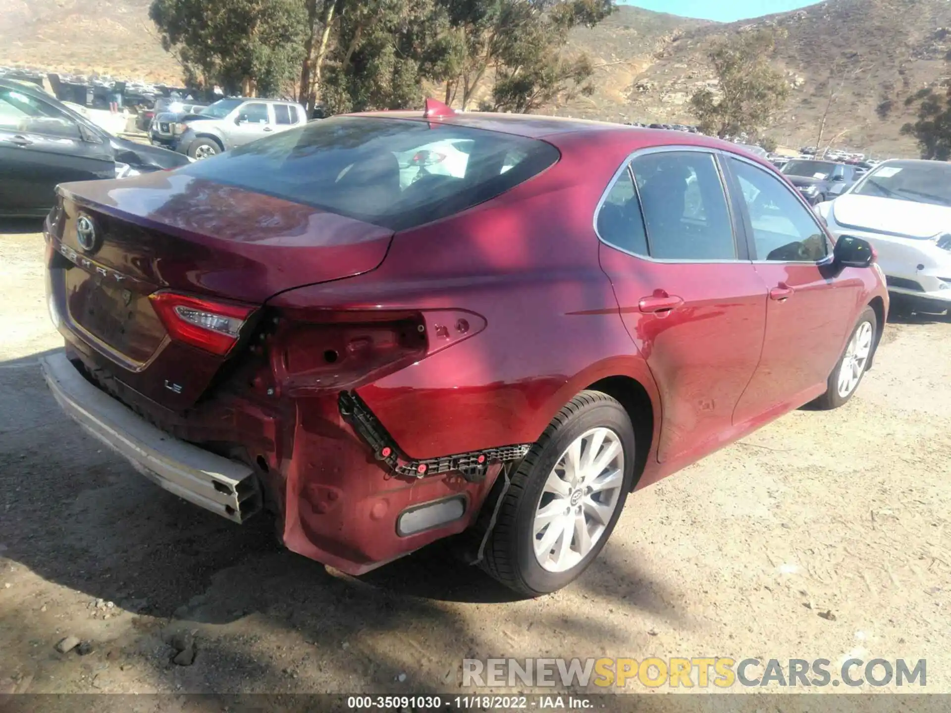 4 Photograph of a damaged car 4T1B11HK8KU741571 TOYOTA CAMRY 2019