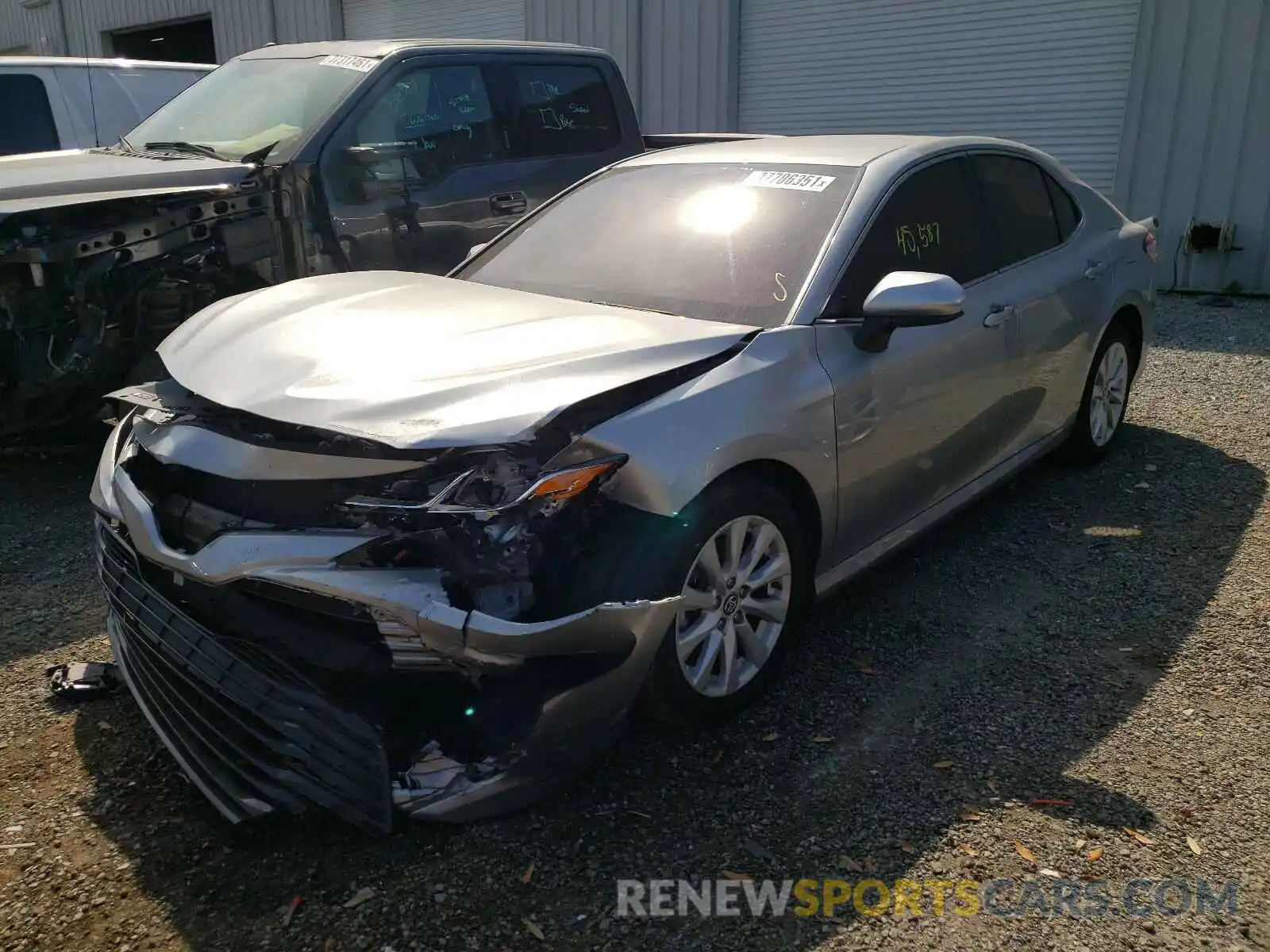 2 Photograph of a damaged car 4T1B11HK8KU742588 TOYOTA CAMRY 2019