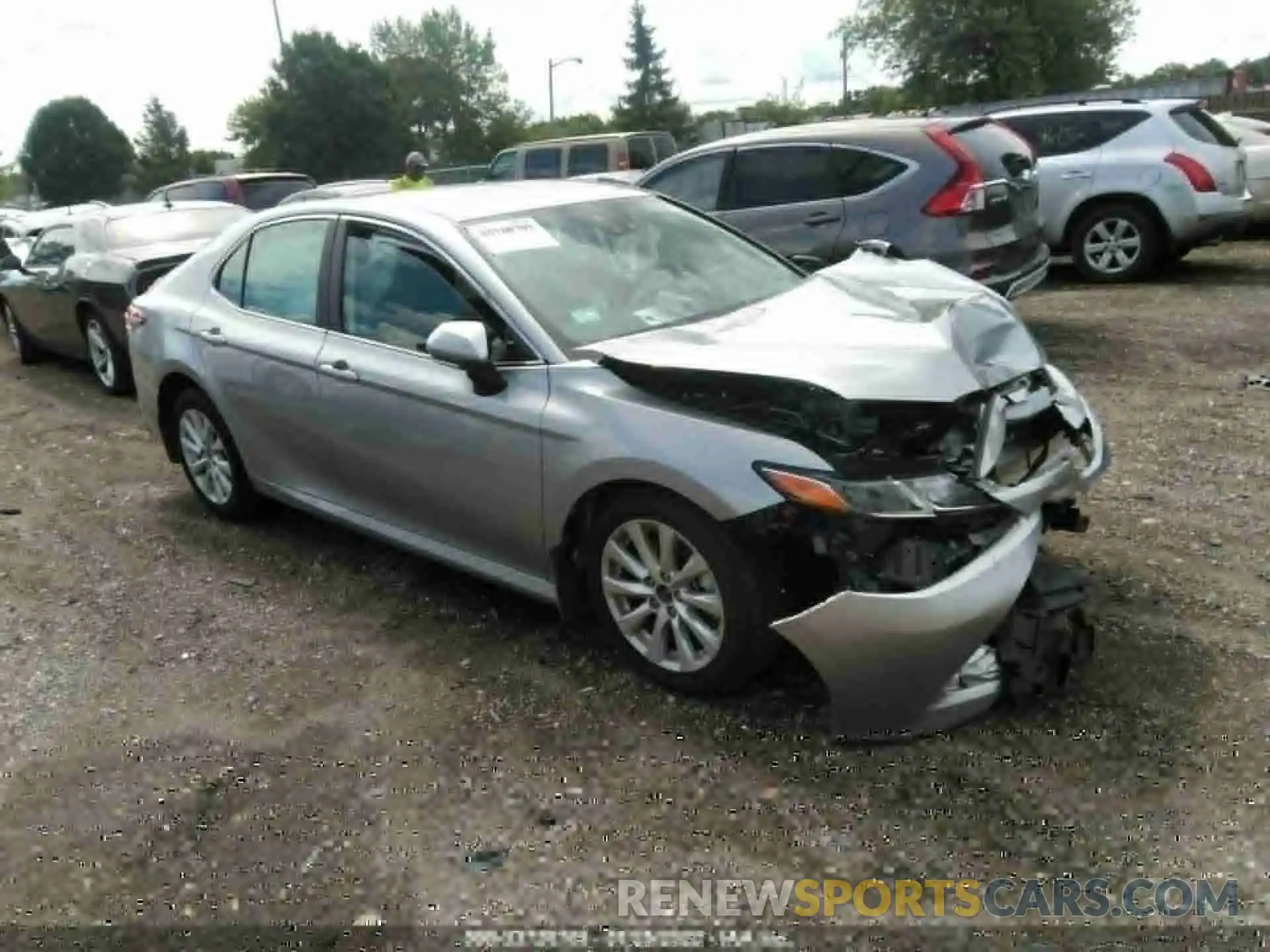 1 Photograph of a damaged car 4T1B11HK8KU742722 TOYOTA CAMRY 2019