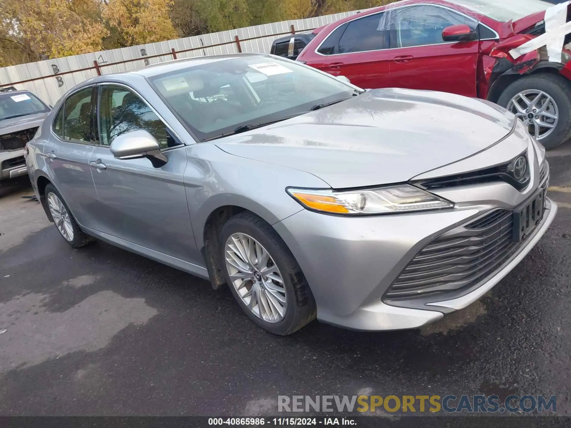 1 Photograph of a damaged car 4T1B11HK8KU743272 TOYOTA CAMRY 2019