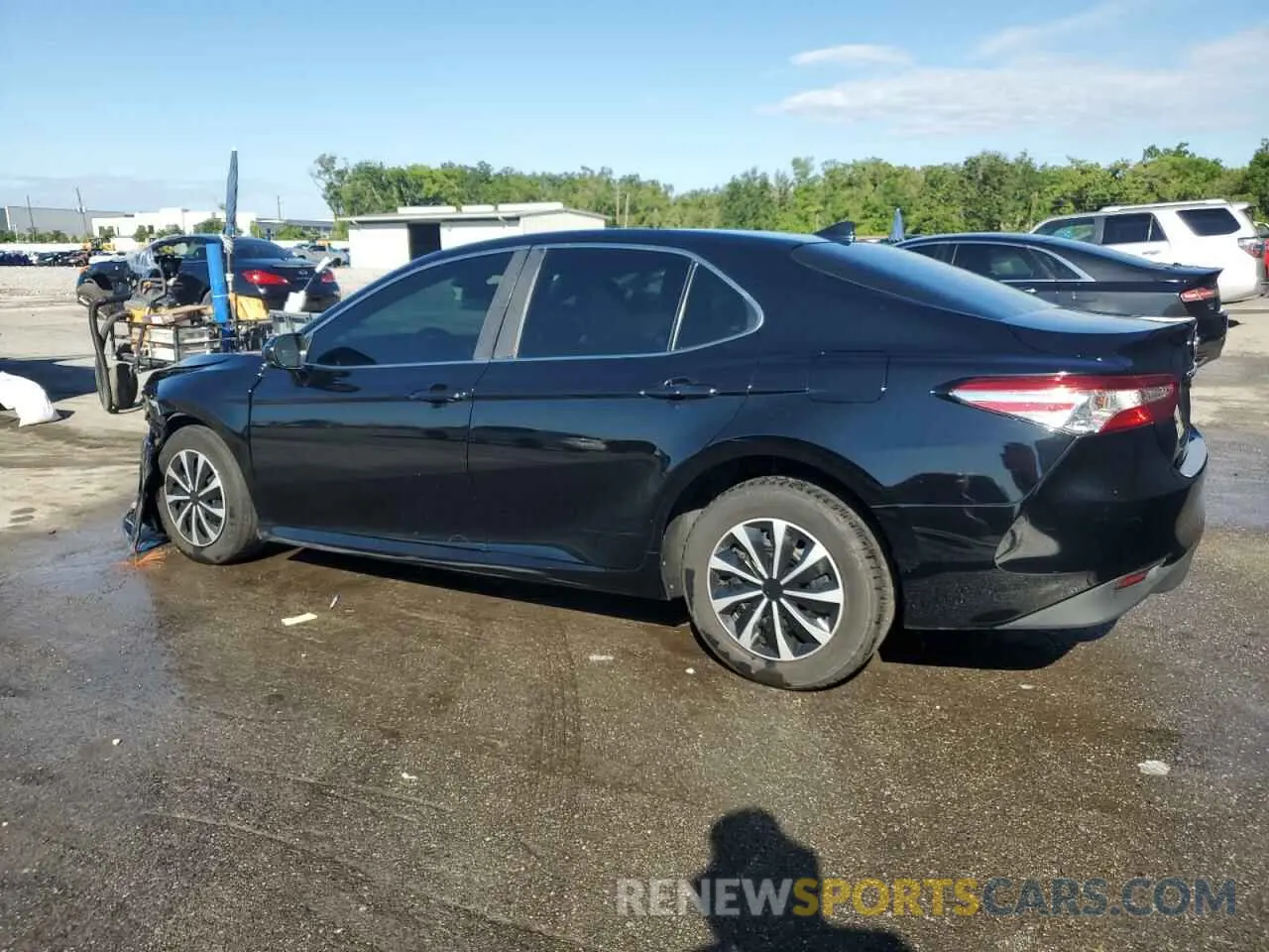 2 Photograph of a damaged car 4T1B11HK8KU743787 TOYOTA CAMRY 2019