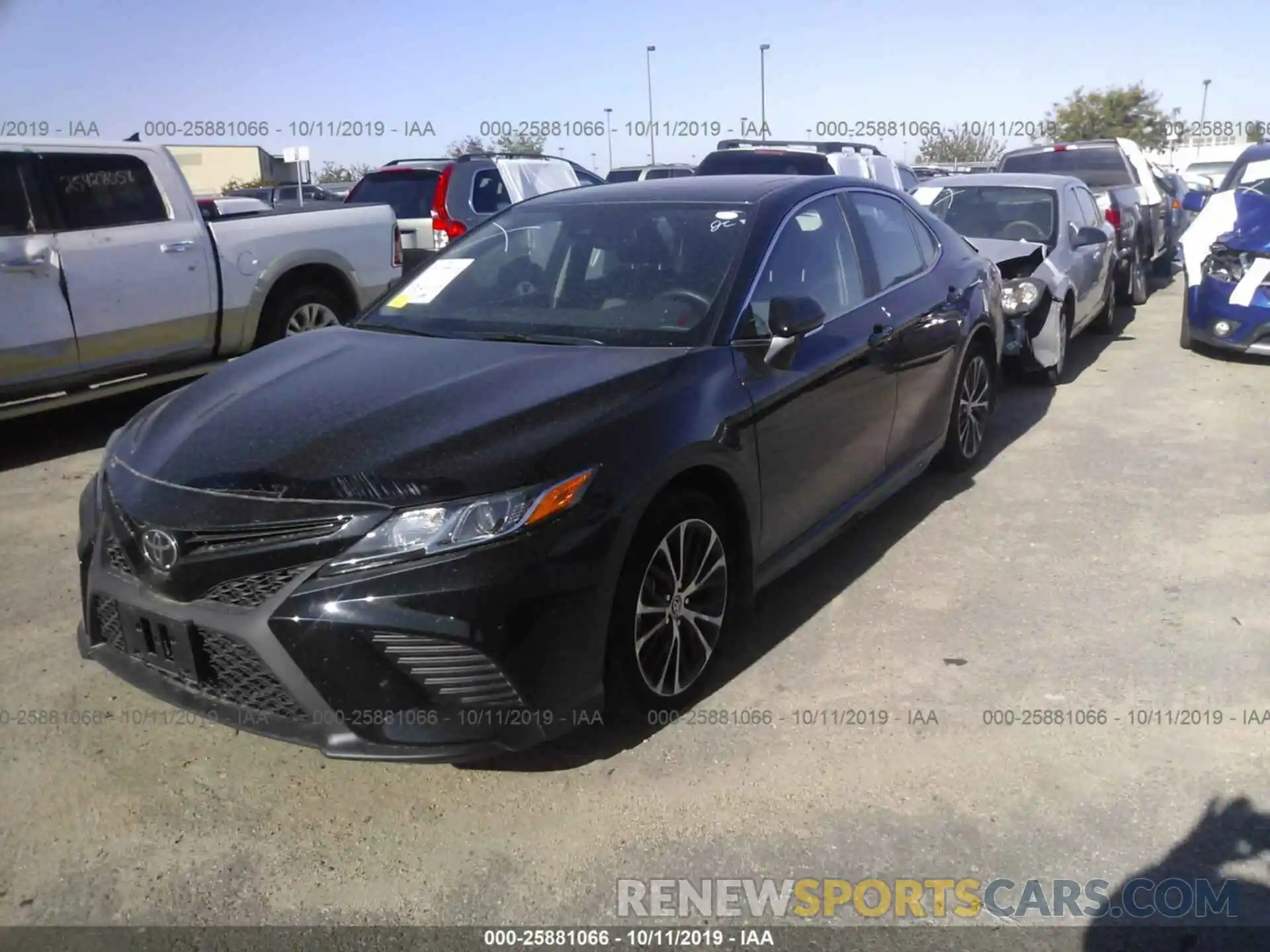 2 Photograph of a damaged car 4T1B11HK8KU744129 TOYOTA CAMRY 2019