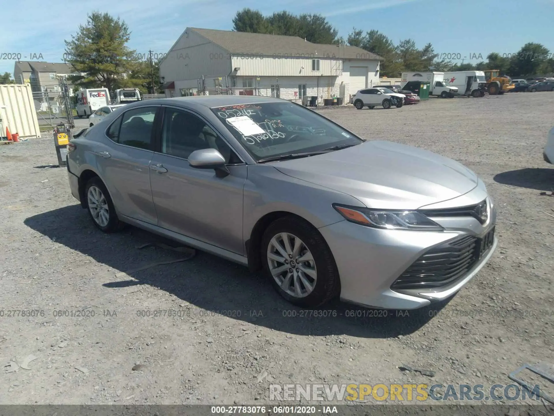 1 Photograph of a damaged car 4T1B11HK8KU750674 TOYOTA CAMRY 2019