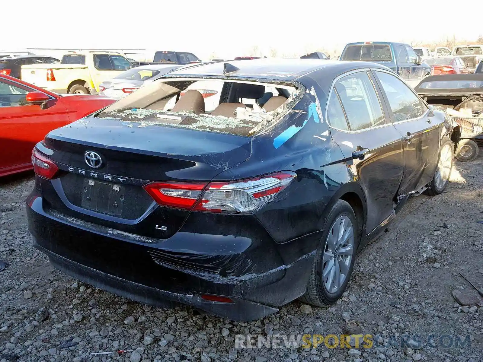 4 Photograph of a damaged car 4T1B11HK8KU757852 TOYOTA CAMRY 2019