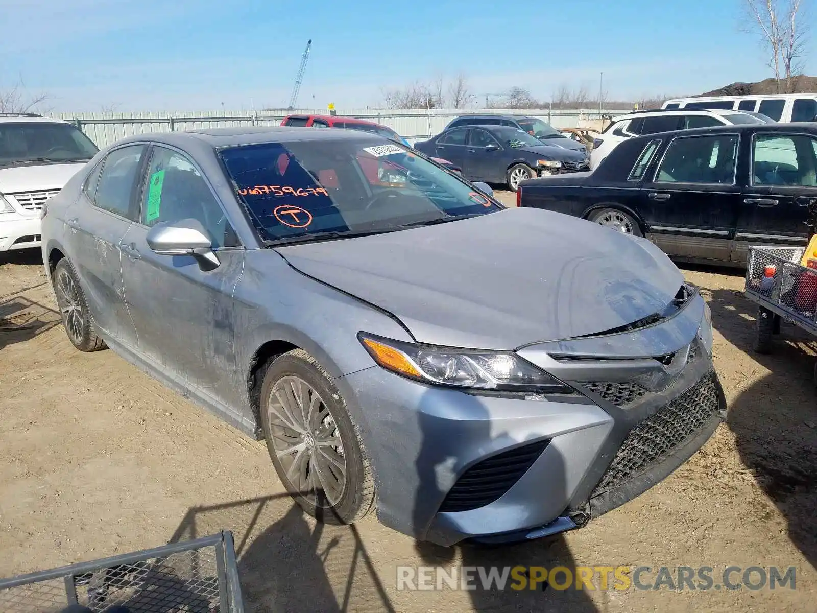 1 Photograph of a damaged car 4T1B11HK8KU759679 TOYOTA CAMRY 2019