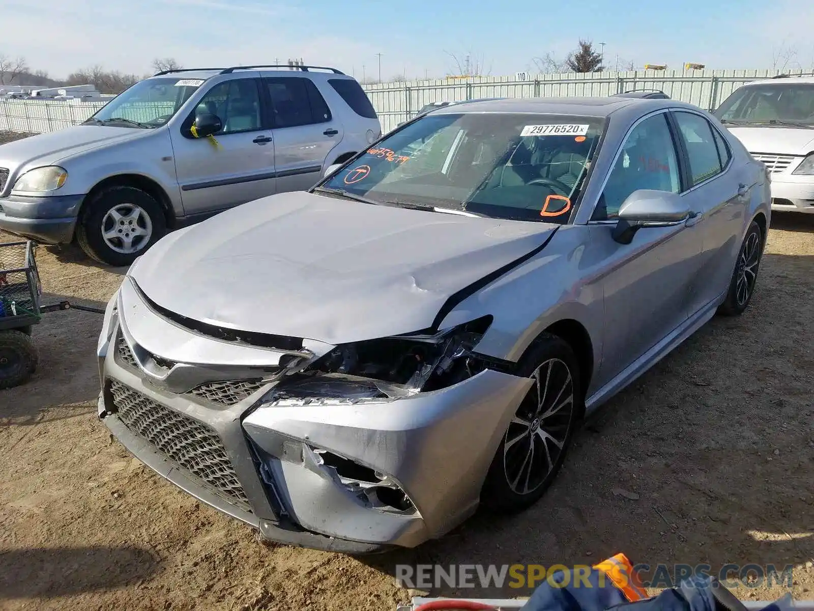 2 Photograph of a damaged car 4T1B11HK8KU759679 TOYOTA CAMRY 2019