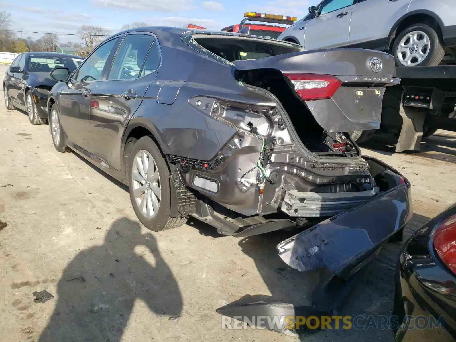 3 Photograph of a damaged car 4T1B11HK8KU761352 TOYOTA CAMRY 2019