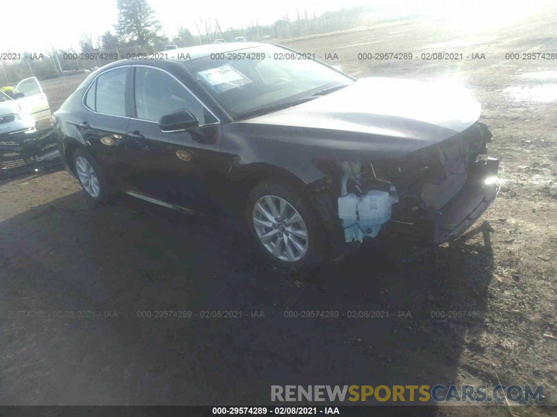 1 Photograph of a damaged car 4T1B11HK8KU766504 TOYOTA CAMRY 2019