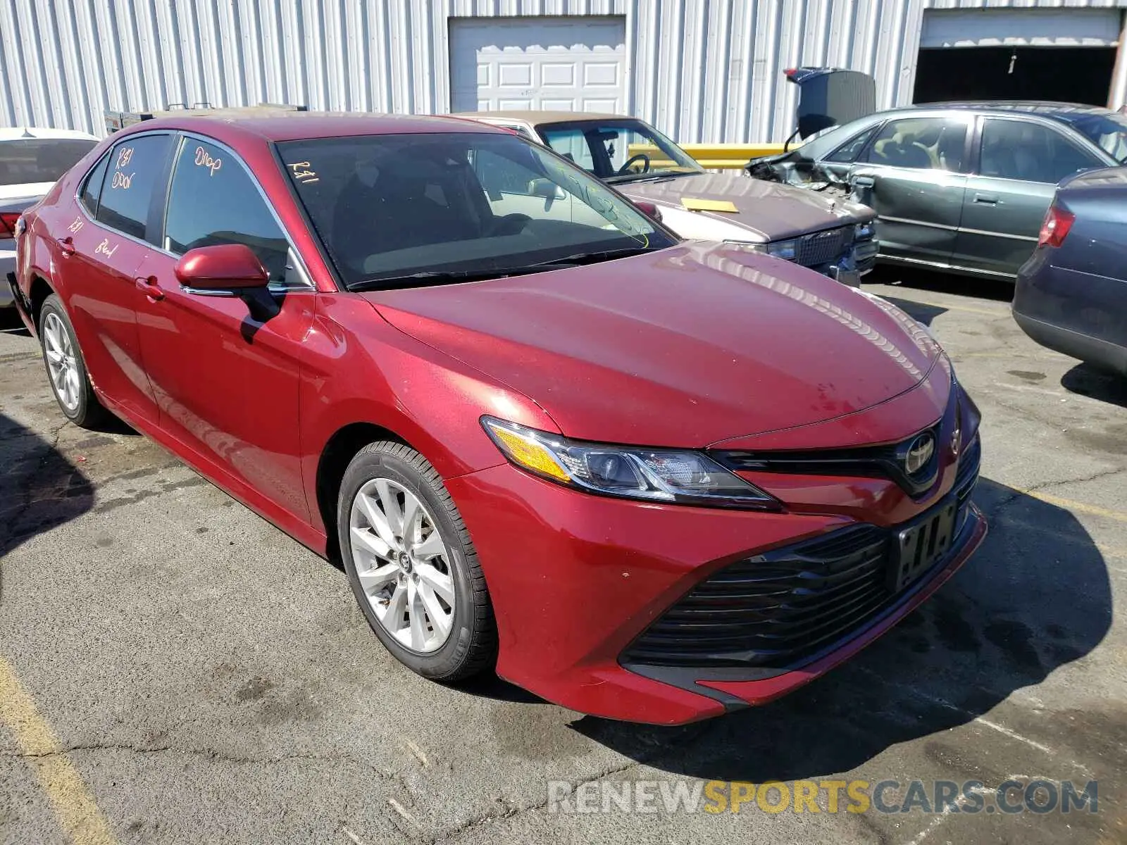1 Photograph of a damaged car 4T1B11HK8KU766616 TOYOTA CAMRY 2019