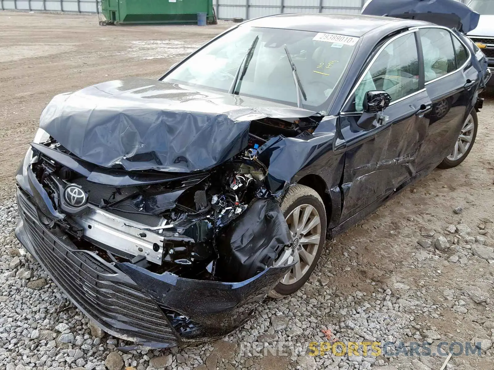 2 Photograph of a damaged car 4T1B11HK8KU771752 TOYOTA CAMRY 2019