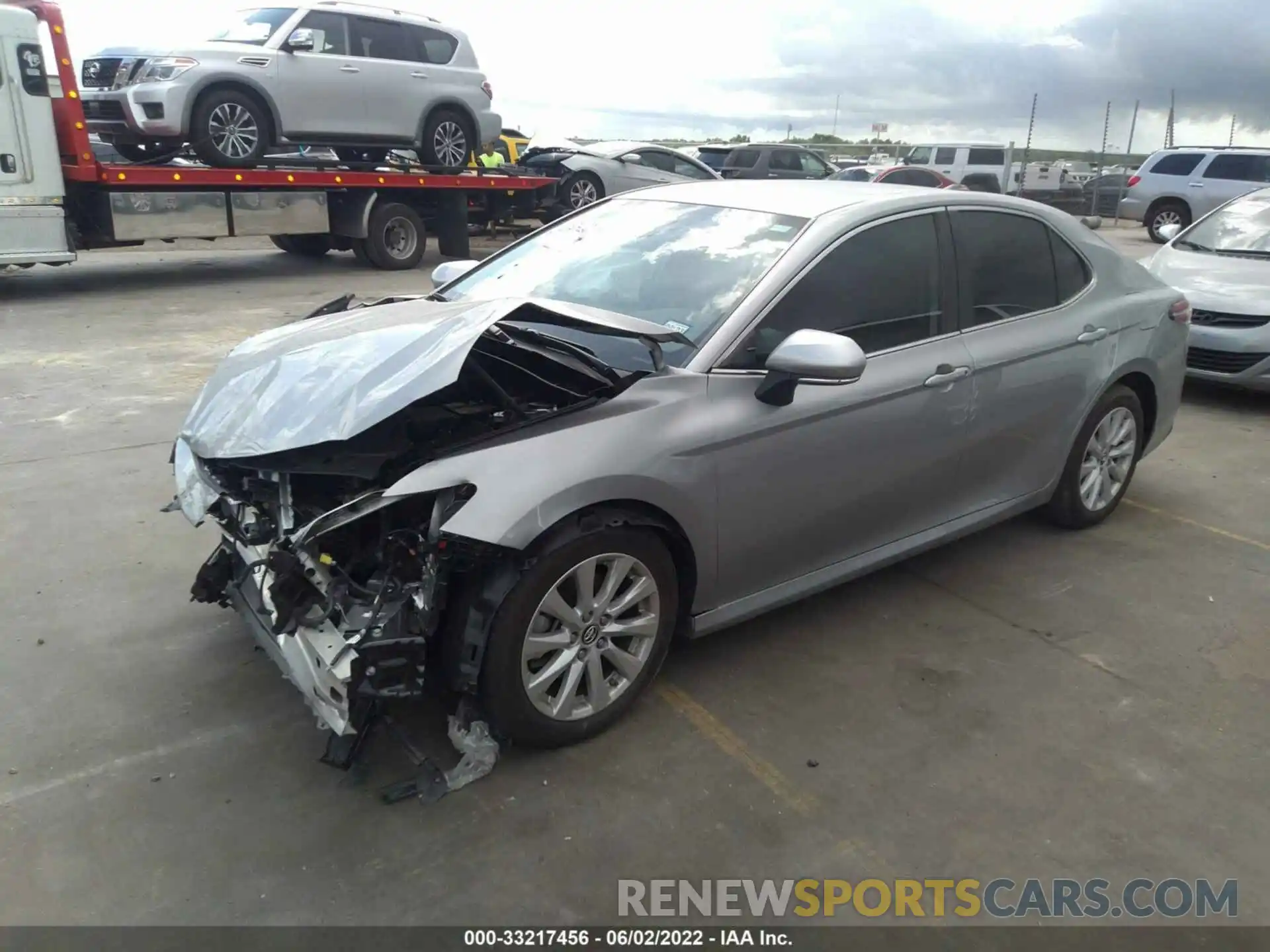 2 Photograph of a damaged car 4T1B11HK8KU774179 TOYOTA CAMRY 2019