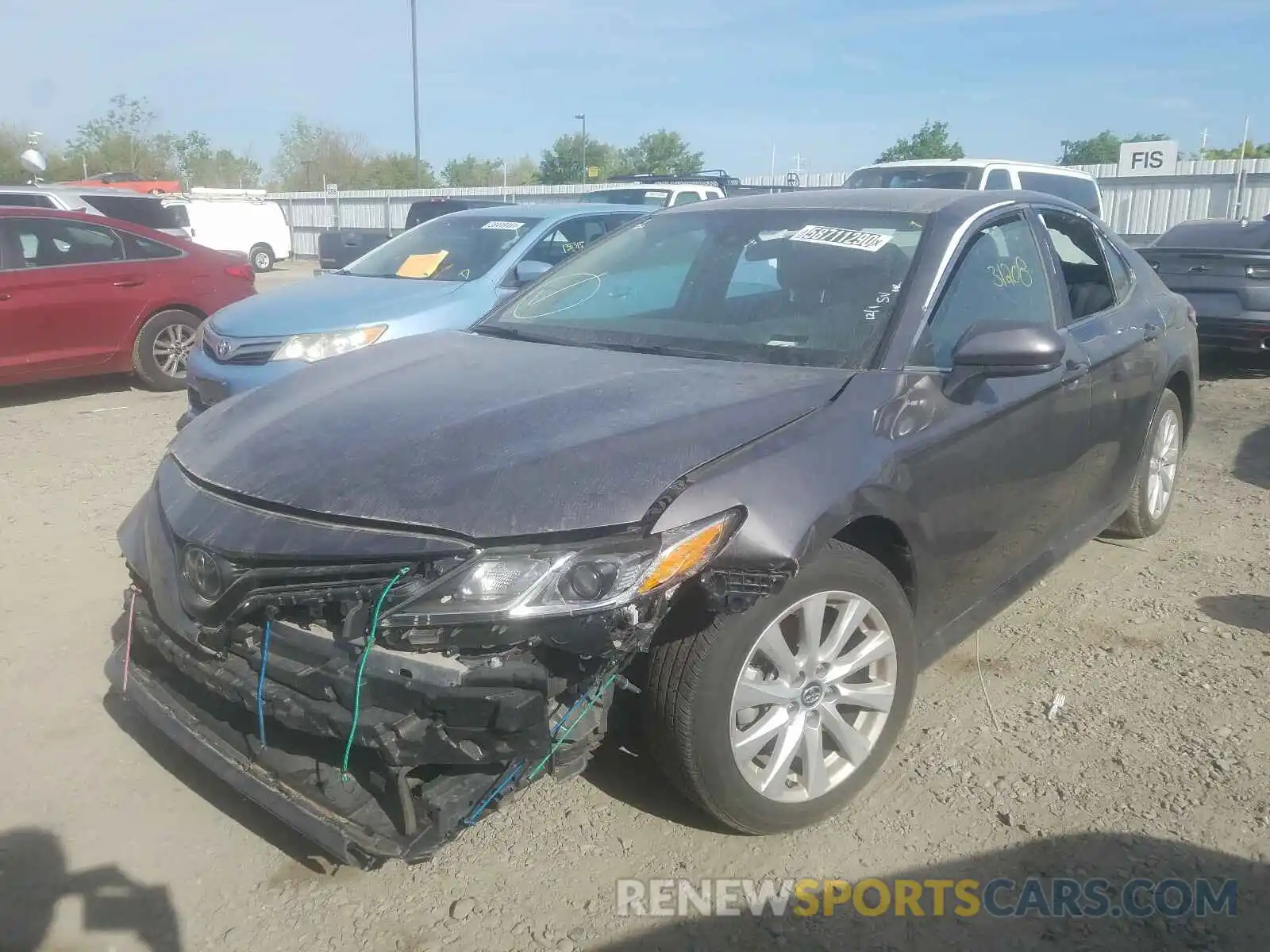 2 Photograph of a damaged car 4T1B11HK8KU775171 TOYOTA CAMRY 2019