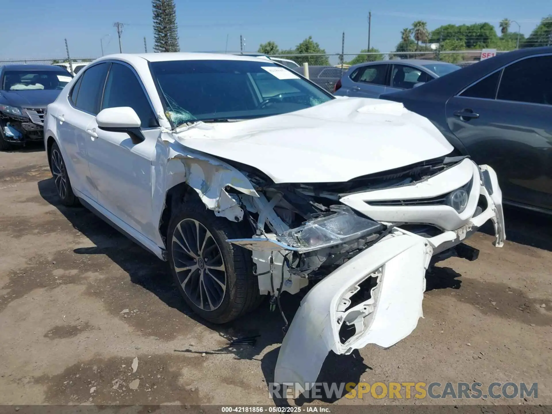 1 Photograph of a damaged car 4T1B11HK8KU789264 TOYOTA CAMRY 2019