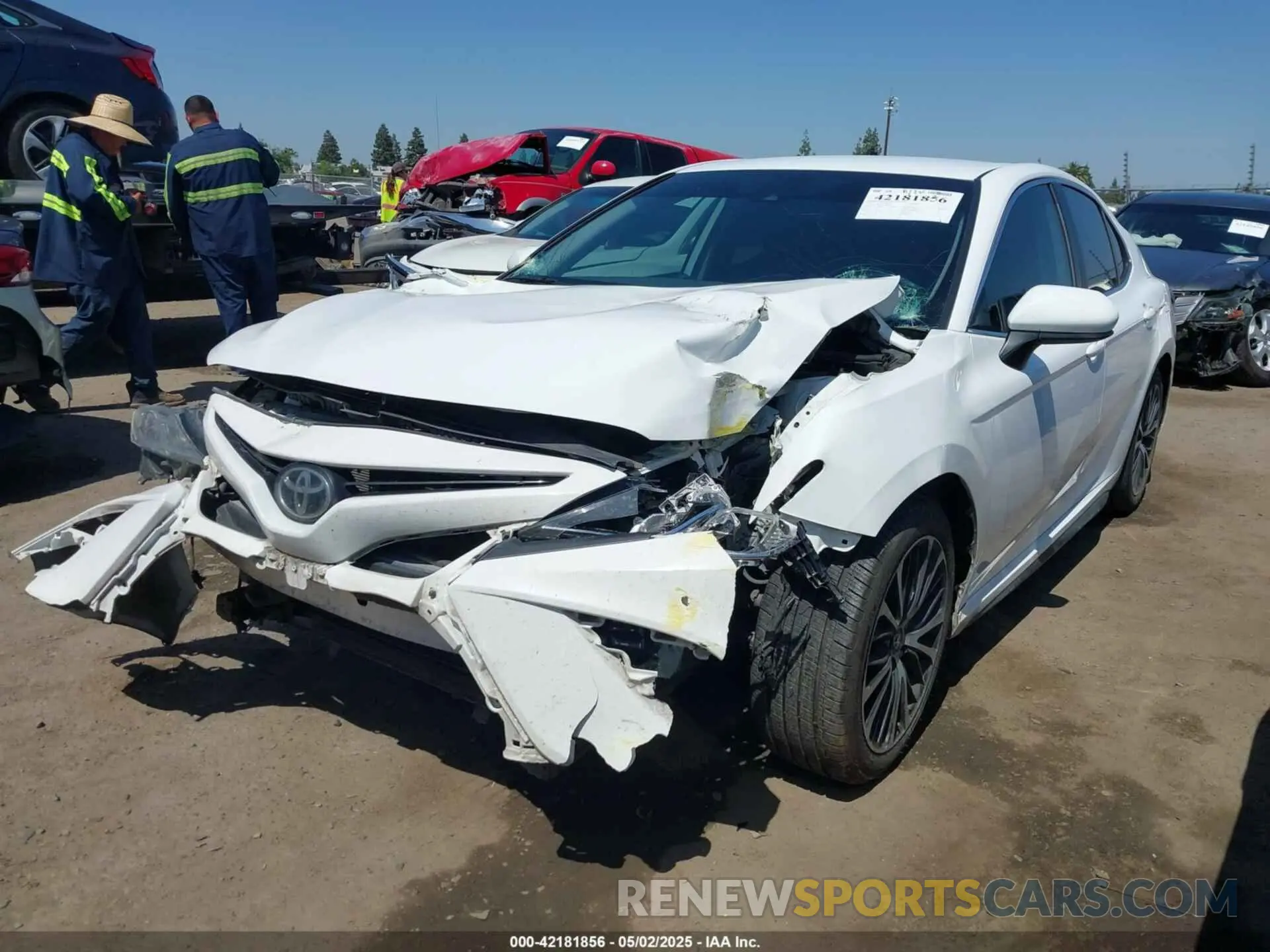 2 Photograph of a damaged car 4T1B11HK8KU789264 TOYOTA CAMRY 2019