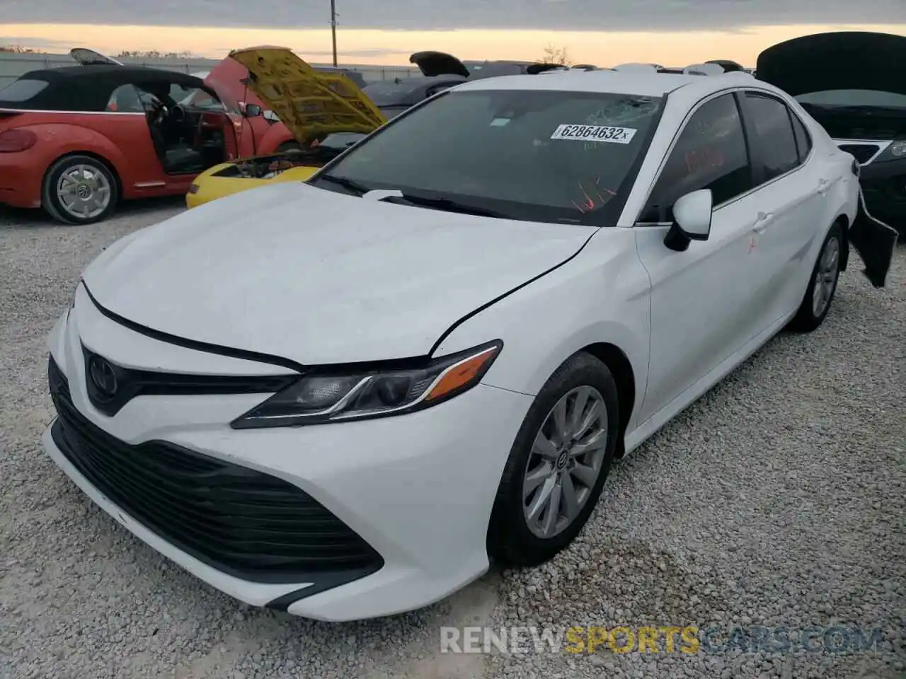 2 Photograph of a damaged car 4T1B11HK8KU789734 TOYOTA CAMRY 2019