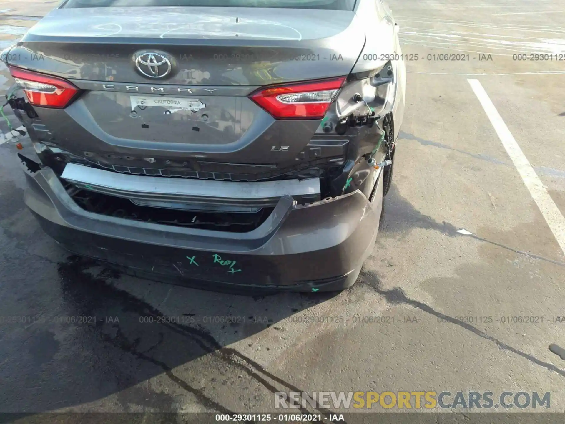 6 Photograph of a damaged car 4T1B11HK8KU793671 TOYOTA CAMRY 2019