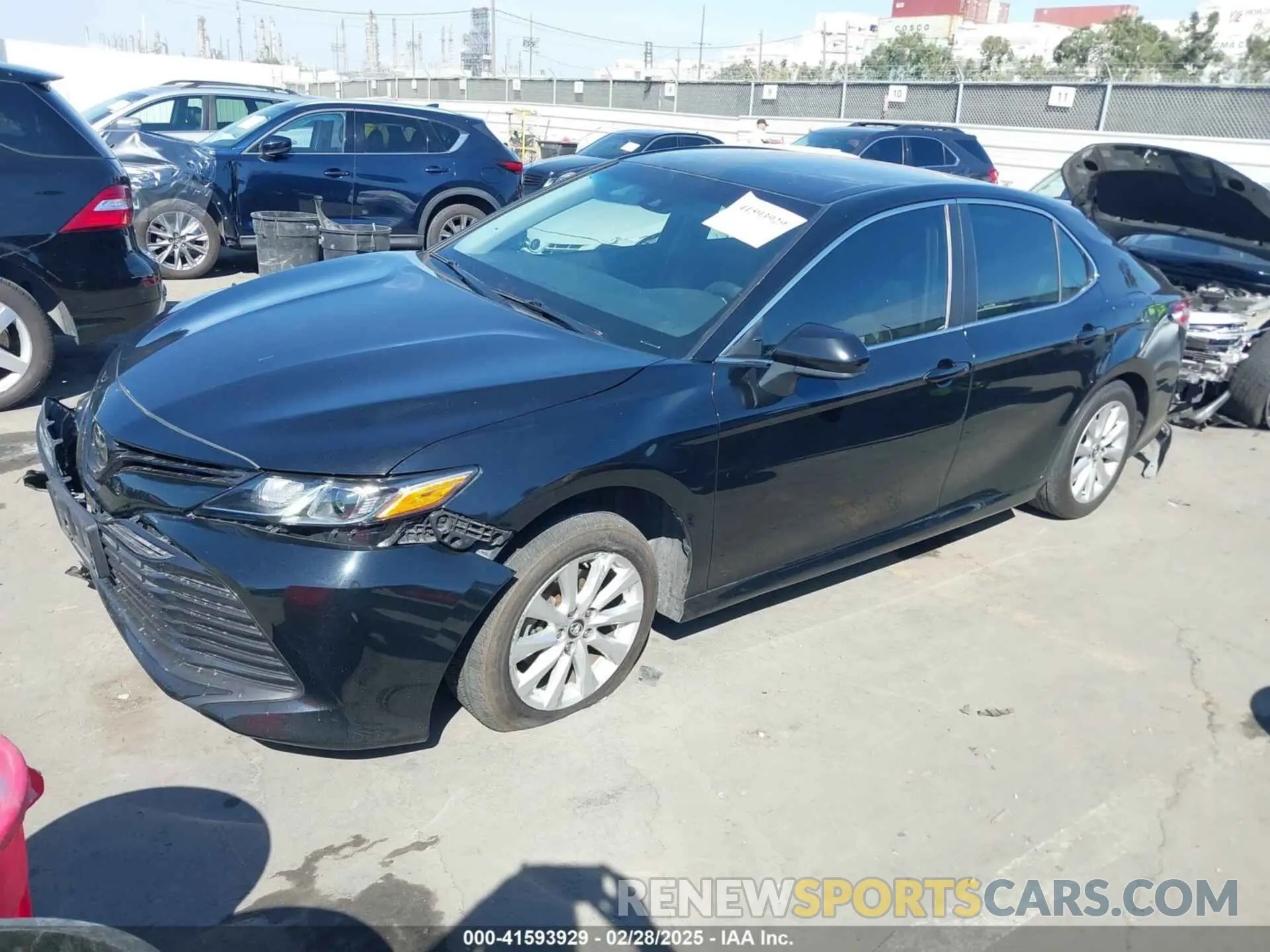 2 Photograph of a damaged car 4T1B11HK8KU793850 TOYOTA CAMRY 2019