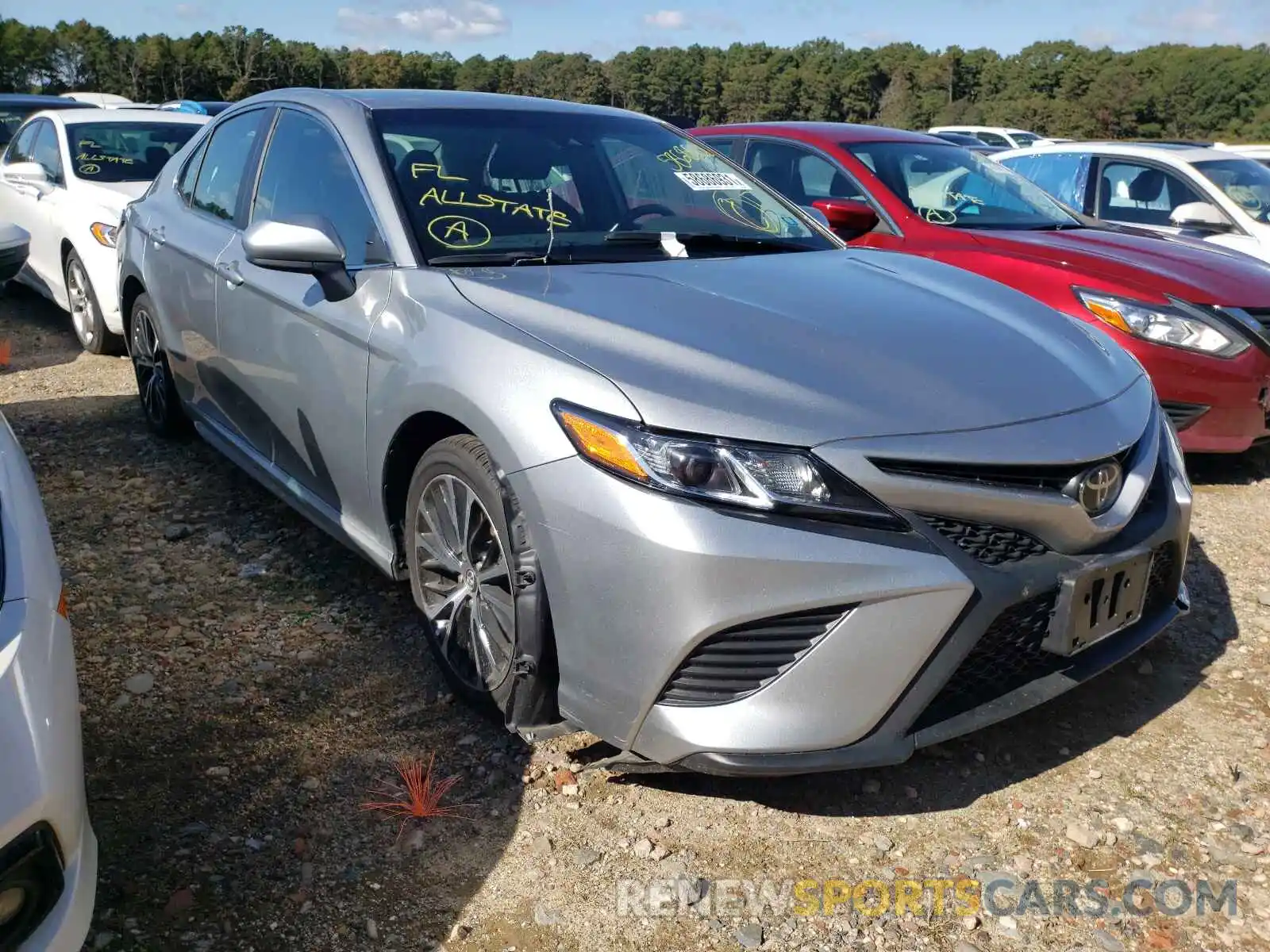 1 Photograph of a damaged car 4T1B11HK8KU794108 TOYOTA CAMRY 2019