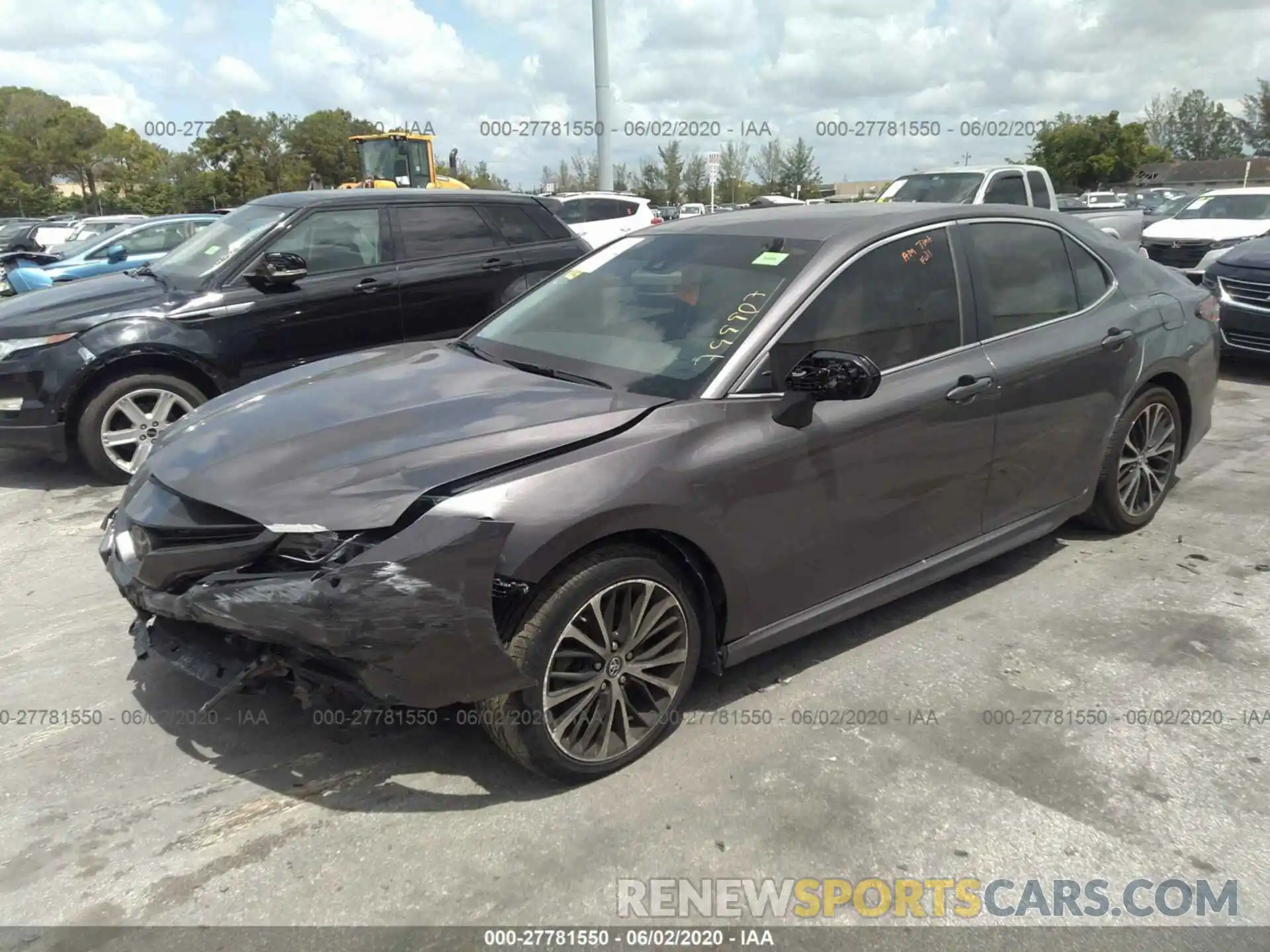 2 Photograph of a damaged car 4T1B11HK8KU799907 TOYOTA CAMRY 2019