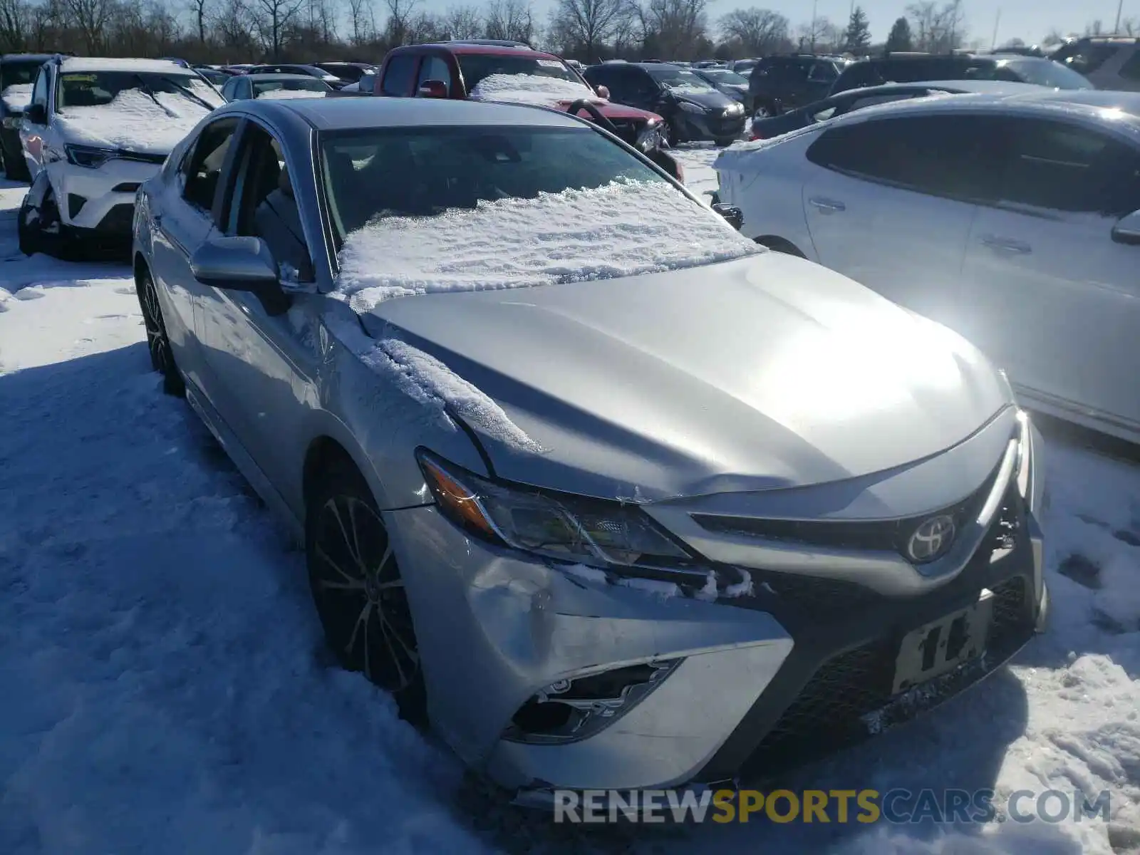 1 Photograph of a damaged car 4T1B11HK8KU806290 TOYOTA CAMRY 2019