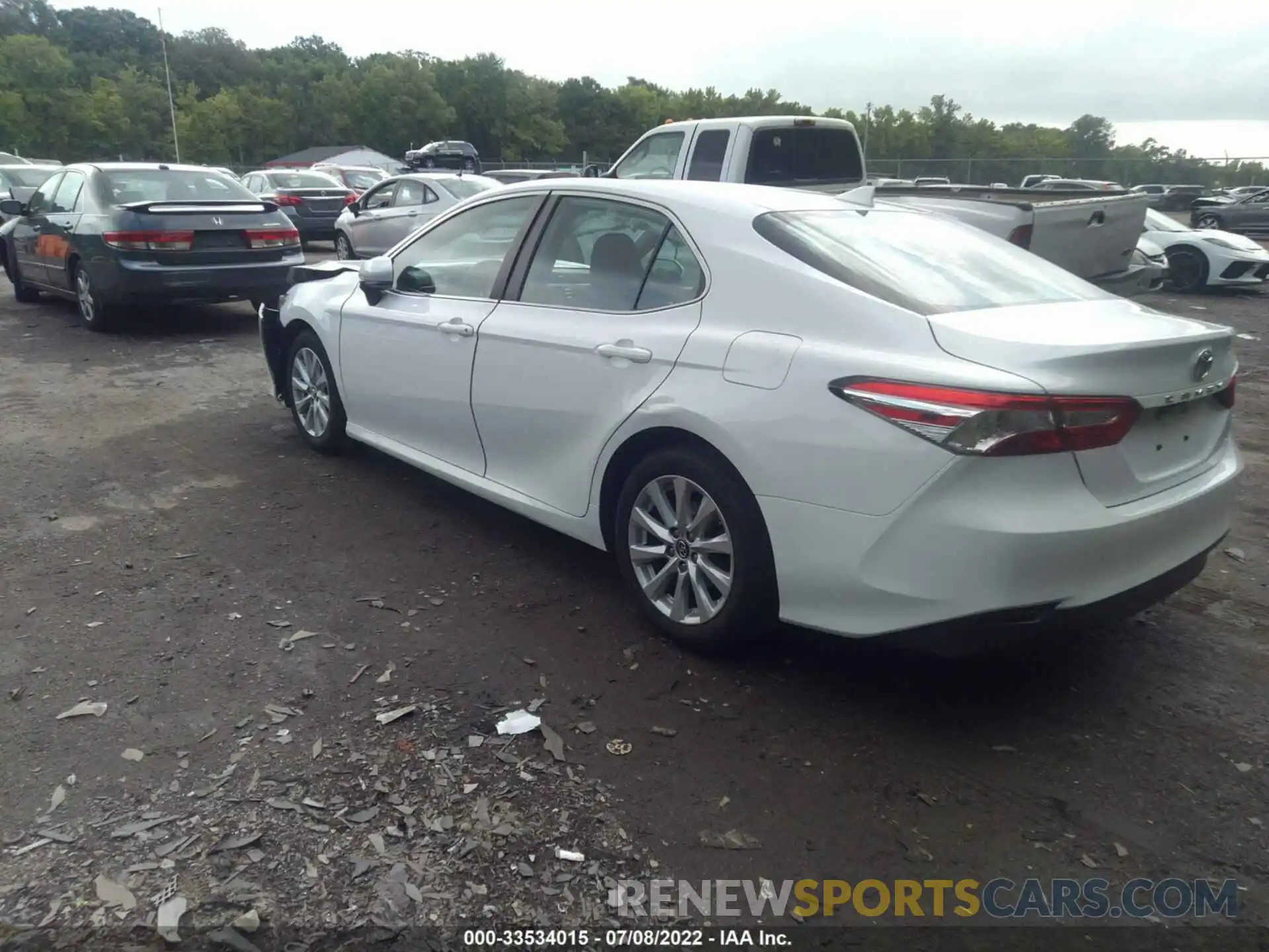 3 Photograph of a damaged car 4T1B11HK8KU806855 TOYOTA CAMRY 2019