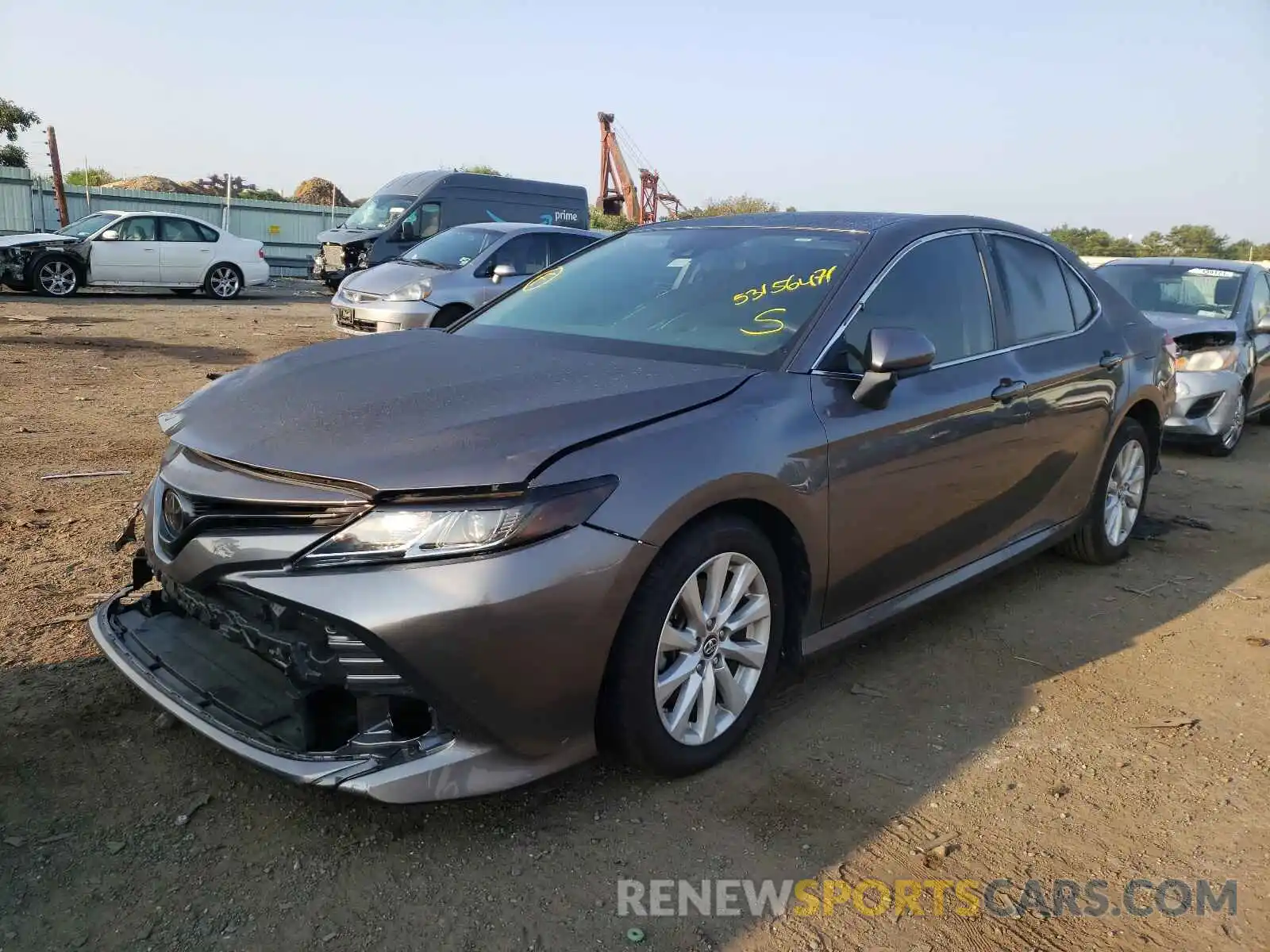 2 Photograph of a damaged car 4T1B11HK8KU807133 TOYOTA CAMRY 2019