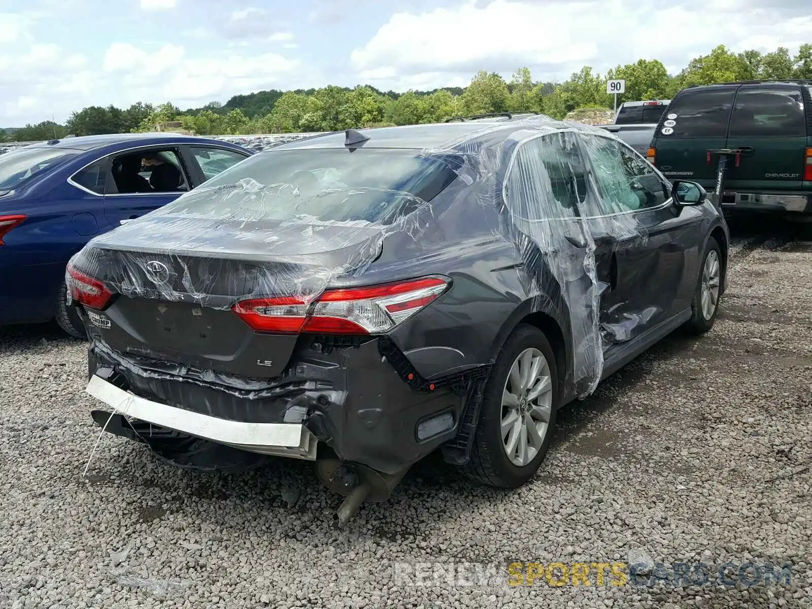 4 Photograph of a damaged car 4T1B11HK8KU809903 TOYOTA CAMRY 2019