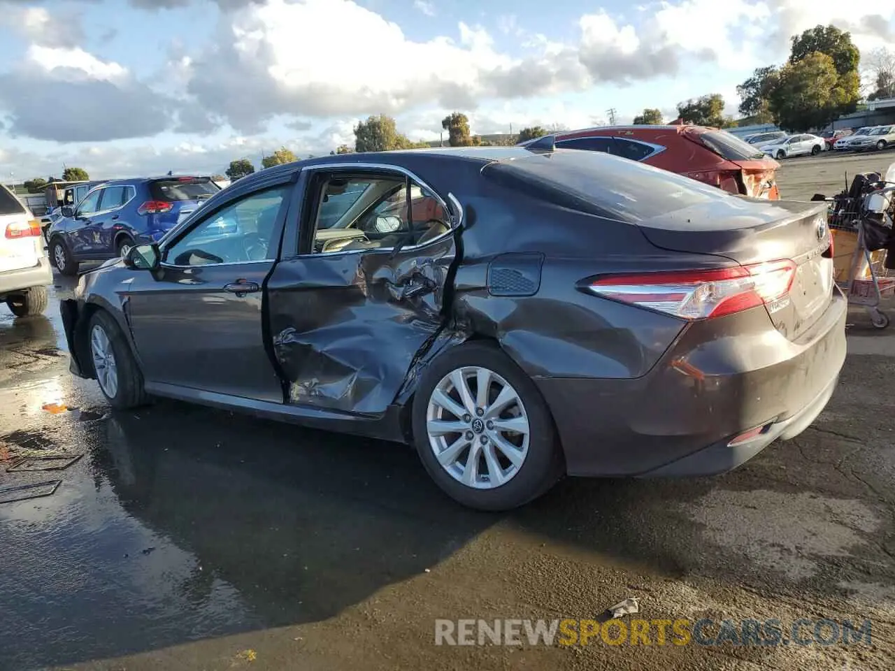 2 Photograph of a damaged car 4T1B11HK8KU812879 TOYOTA CAMRY 2019