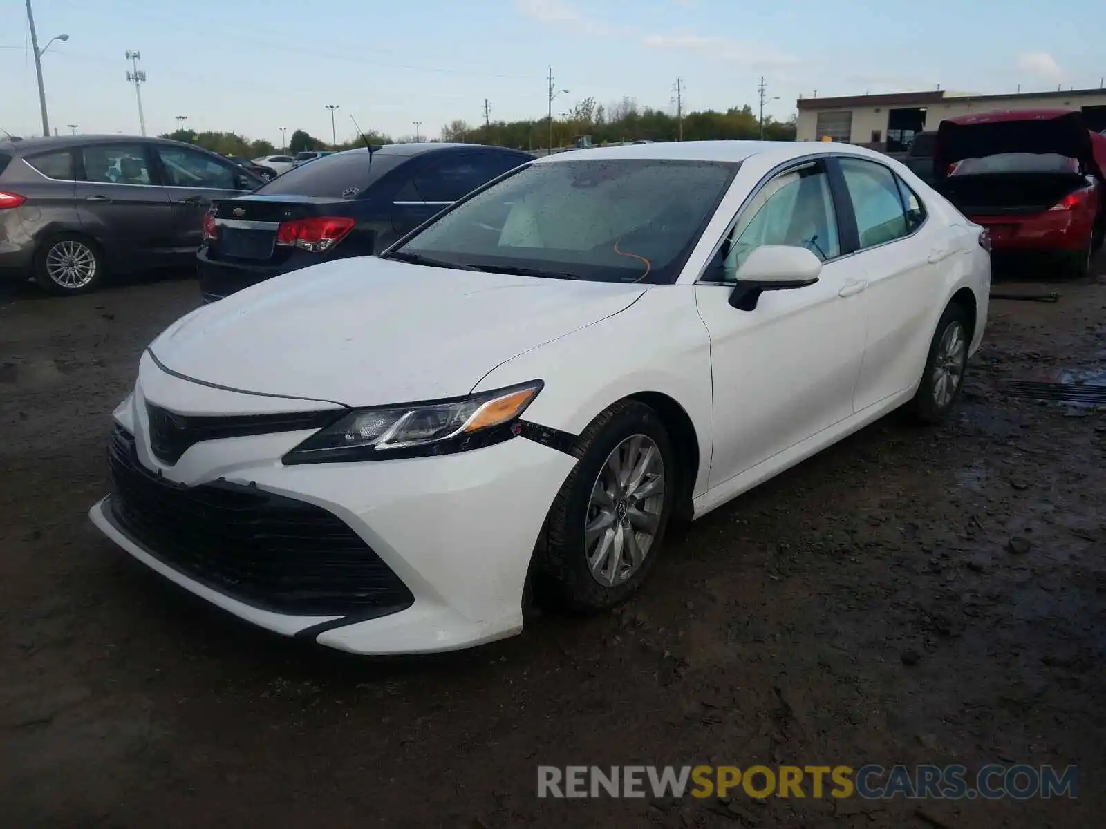 2 Photograph of a damaged car 4T1B11HK8KU813398 TOYOTA CAMRY 2019