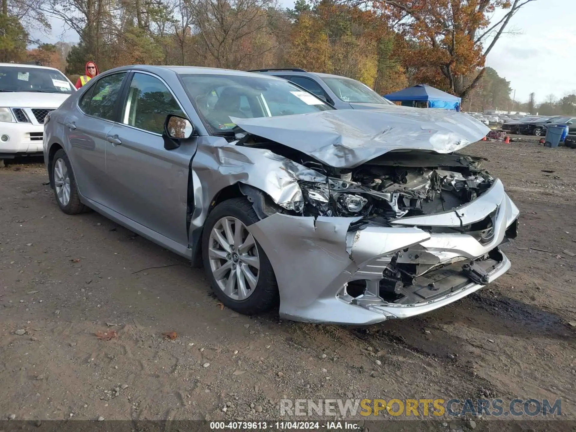 1 Photograph of a damaged car 4T1B11HK8KU819928 TOYOTA CAMRY 2019