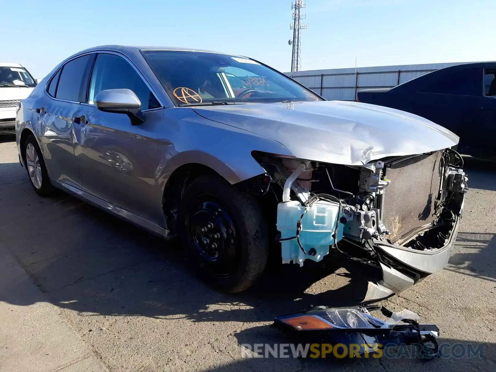 1 Photograph of a damaged car 4T1B11HK8KU835689 TOYOTA CAMRY 2019