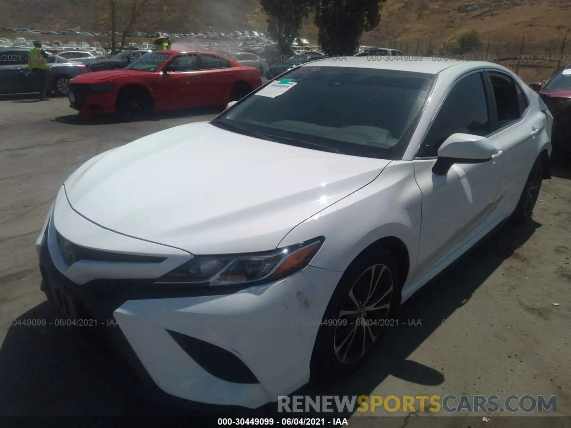 2 Photograph of a damaged car 4T1B11HK8KU839712 TOYOTA CAMRY 2019