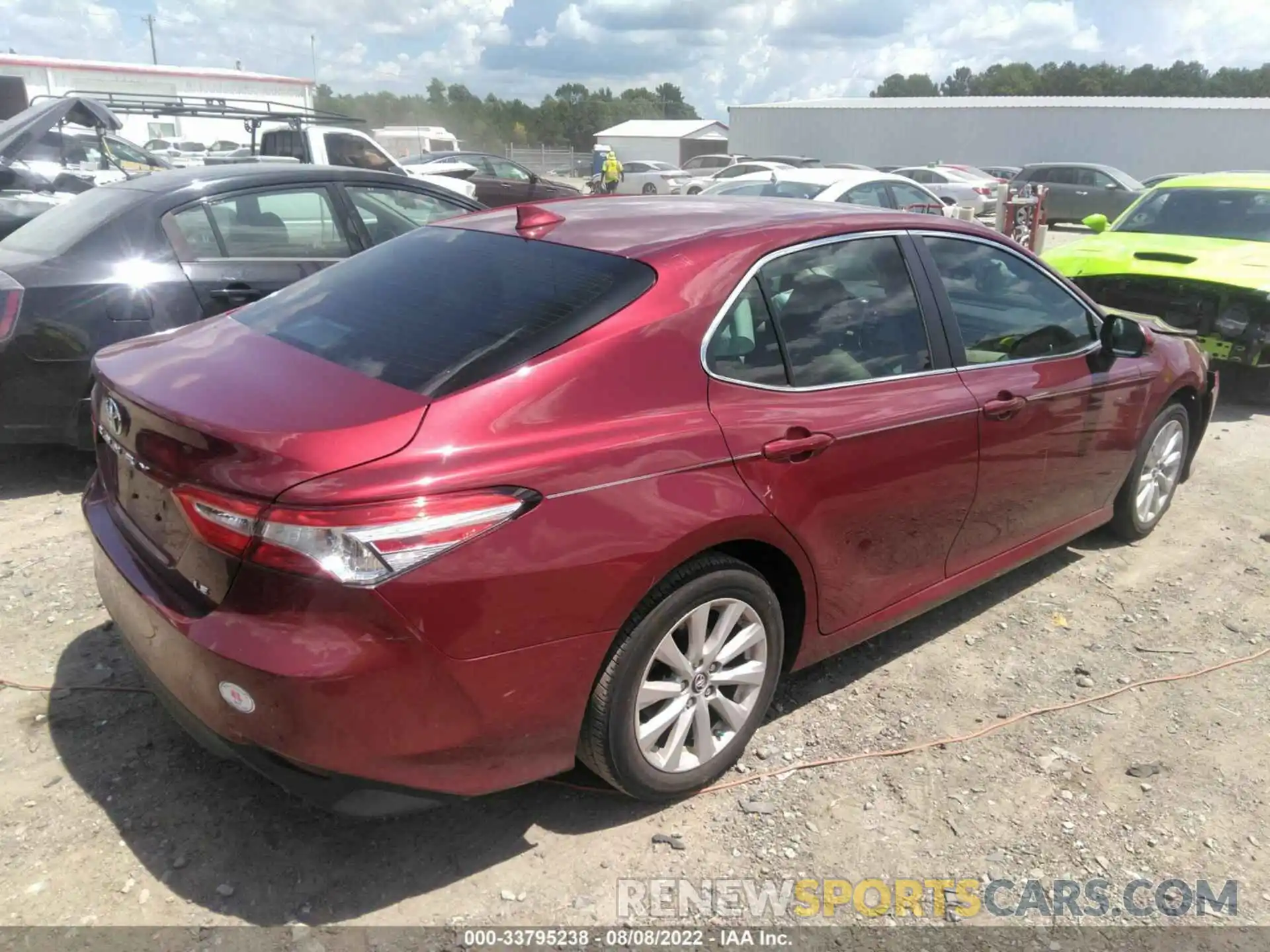 4 Photograph of a damaged car 4T1B11HK8KU841282 TOYOTA CAMRY 2019