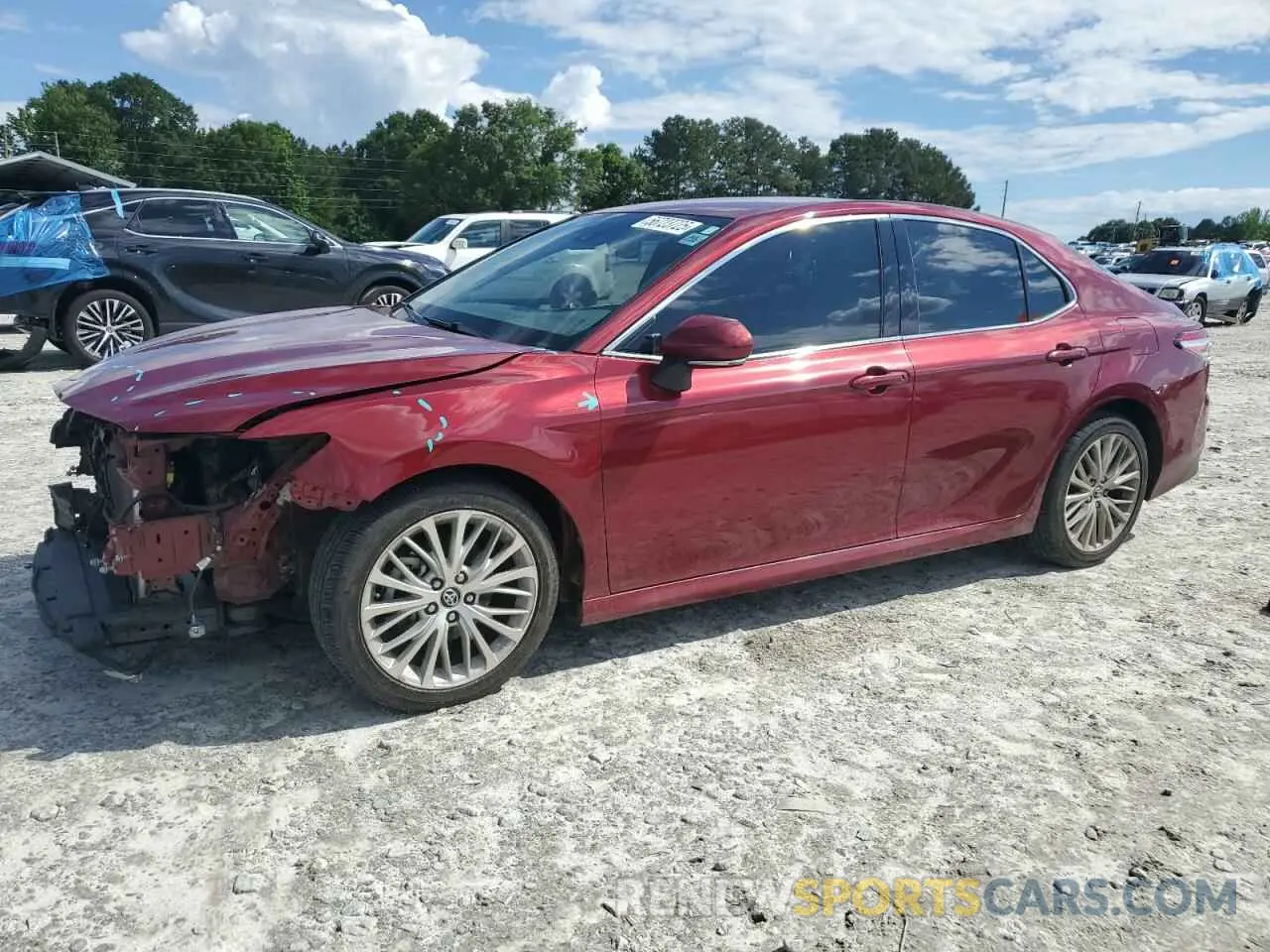 1 Photograph of a damaged car 4T1B11HK8KU843114 TOYOTA CAMRY 2019